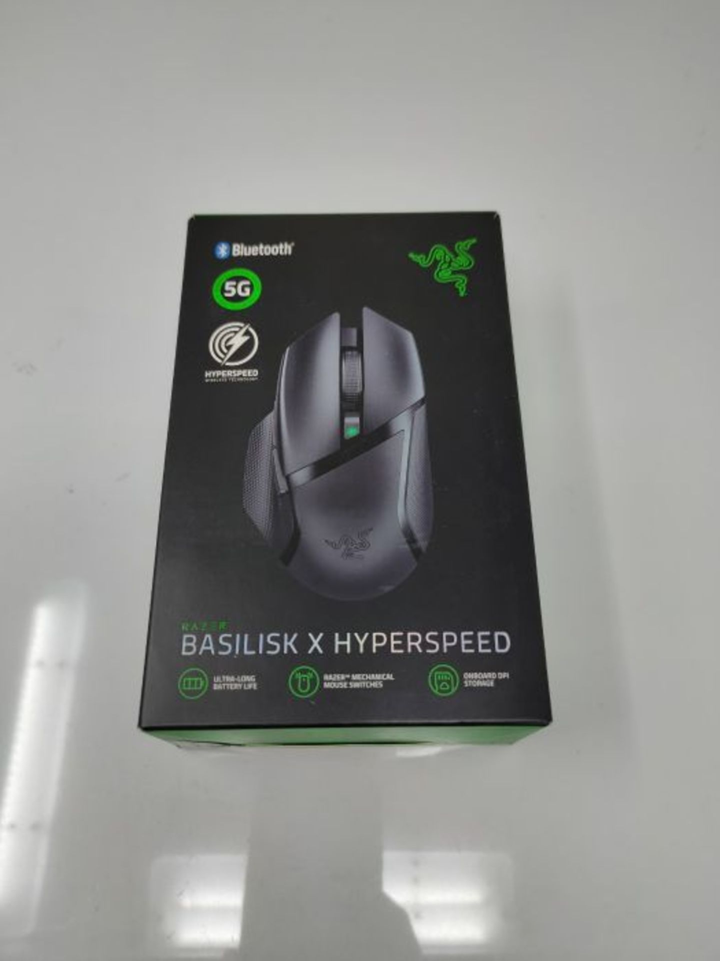 Razer Basilisk X Hyperspeed - Wireless Gaming Mouse (Hyperspeed Technology, Advanced 5 - Image 2 of 3