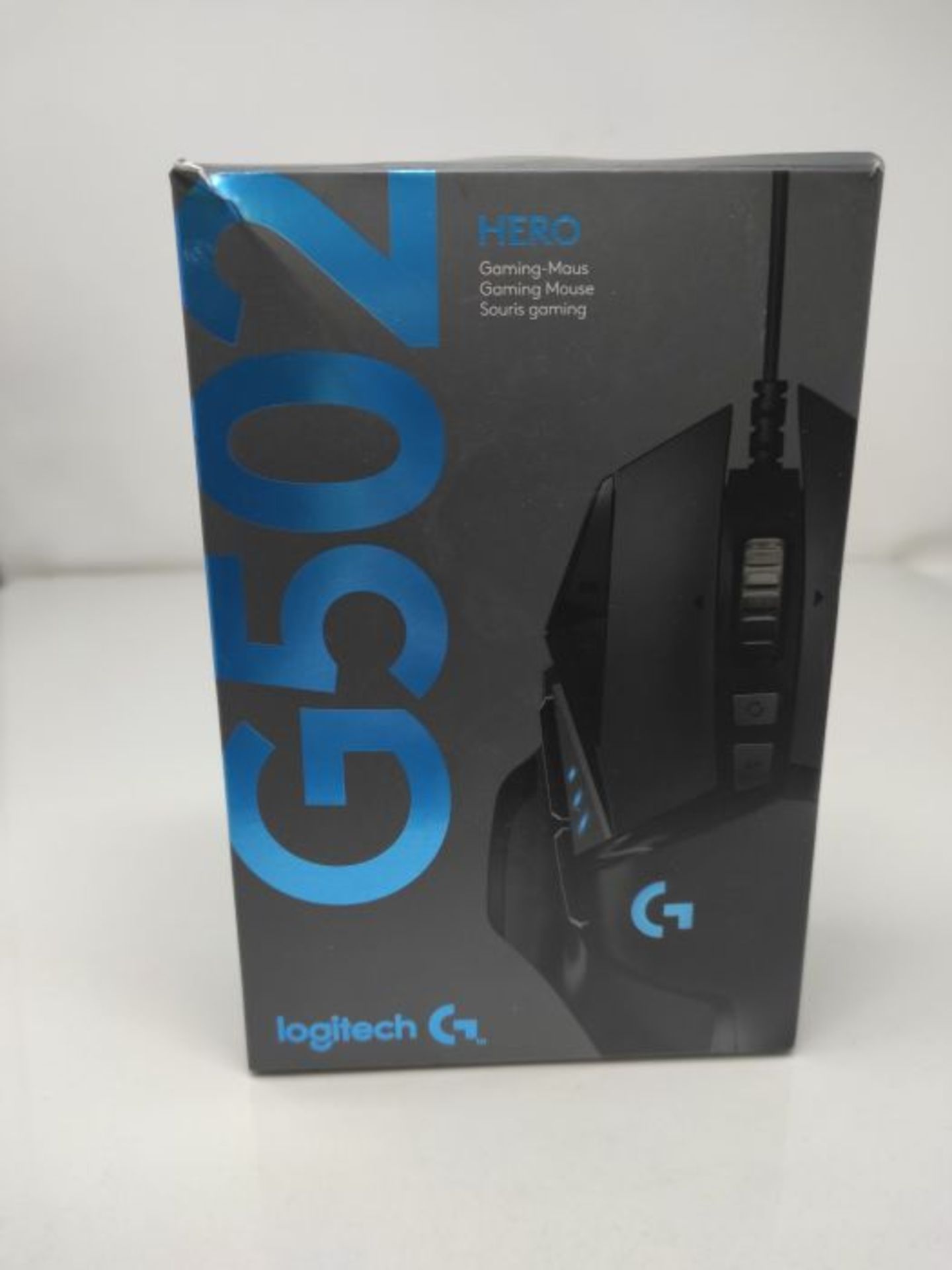 Logitech G502 HERO High-Performance Gaming-Maus mit HERO 25K DPI optischem Sensor, RGB - Image 2 of 3