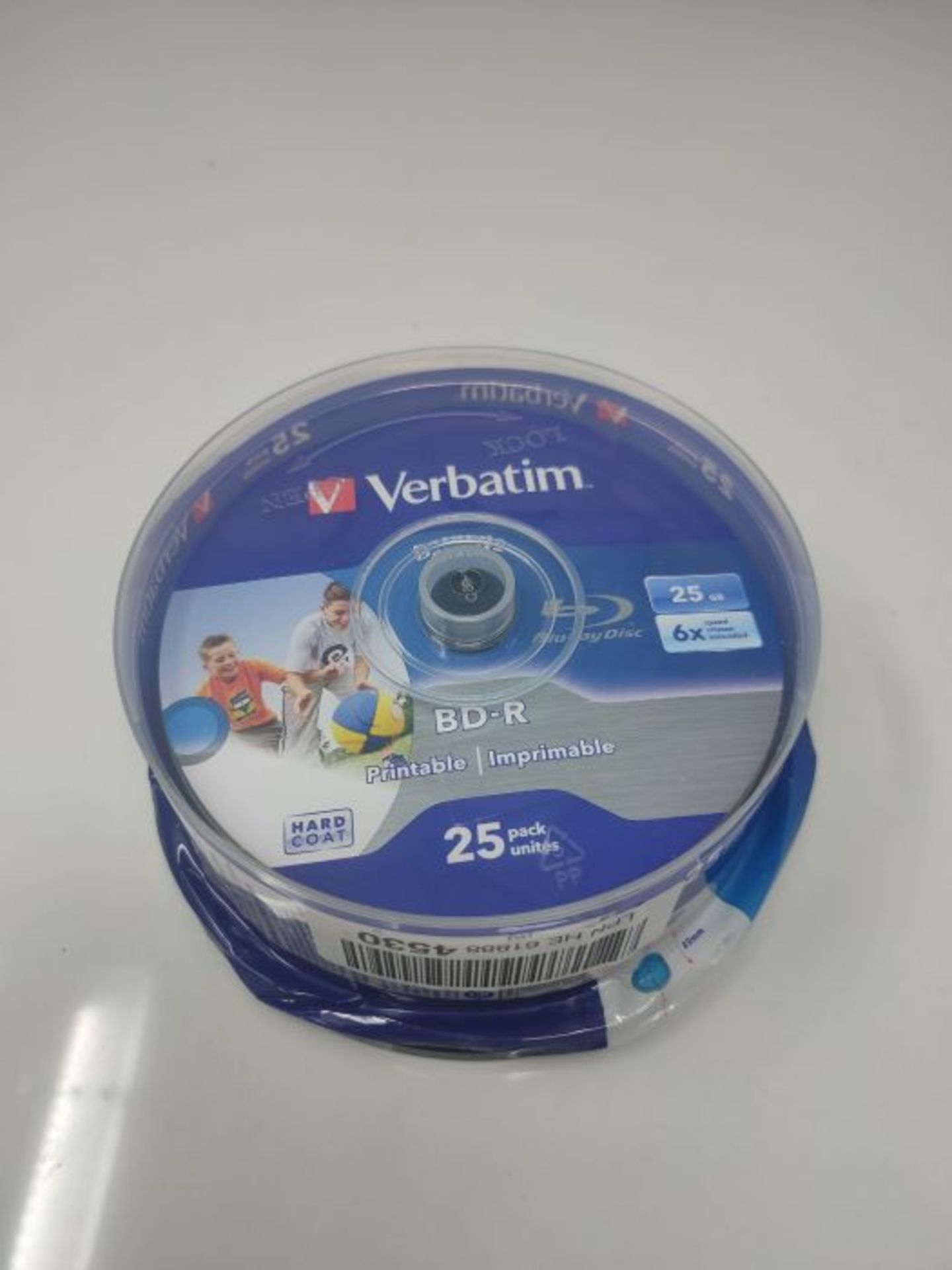 VERBATIM BD-R SL Datalife Blu-ray Rohlinge 25 GB I Blu-ray-Disc mit 6-facher Schreibge - Image 2 of 3