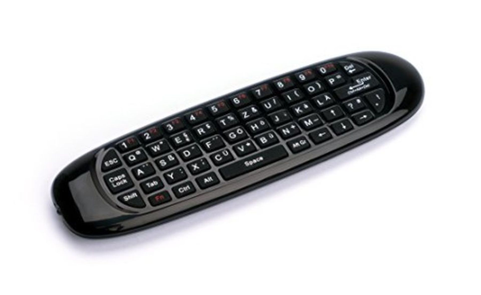 Xoro AMW100 Airmouse with QWERTZ Keyboard and Microphone Black