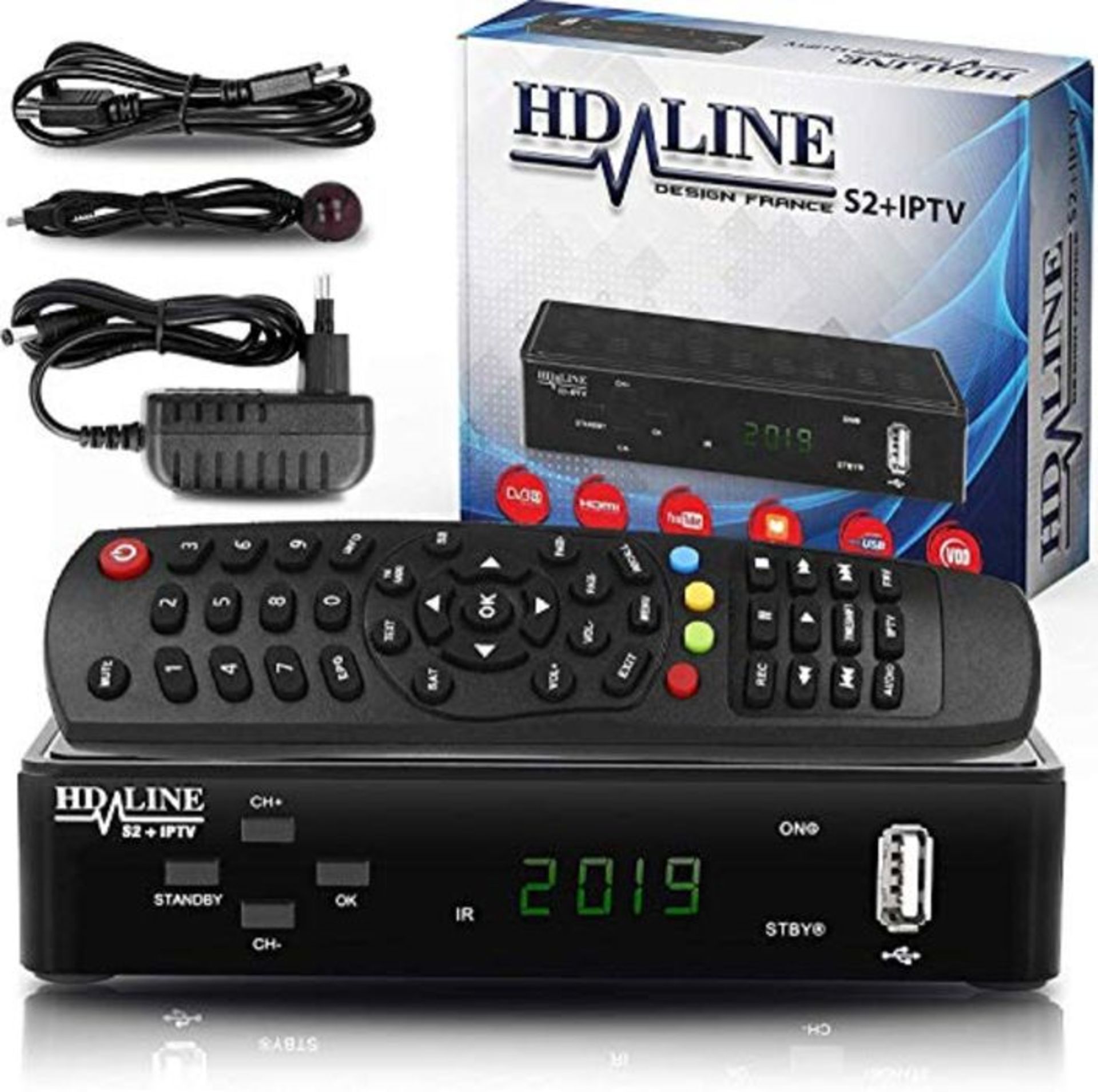 hd-line Tivusat s2 satellite satellite receiver - digital IPTV box and card (HDTV, WiF