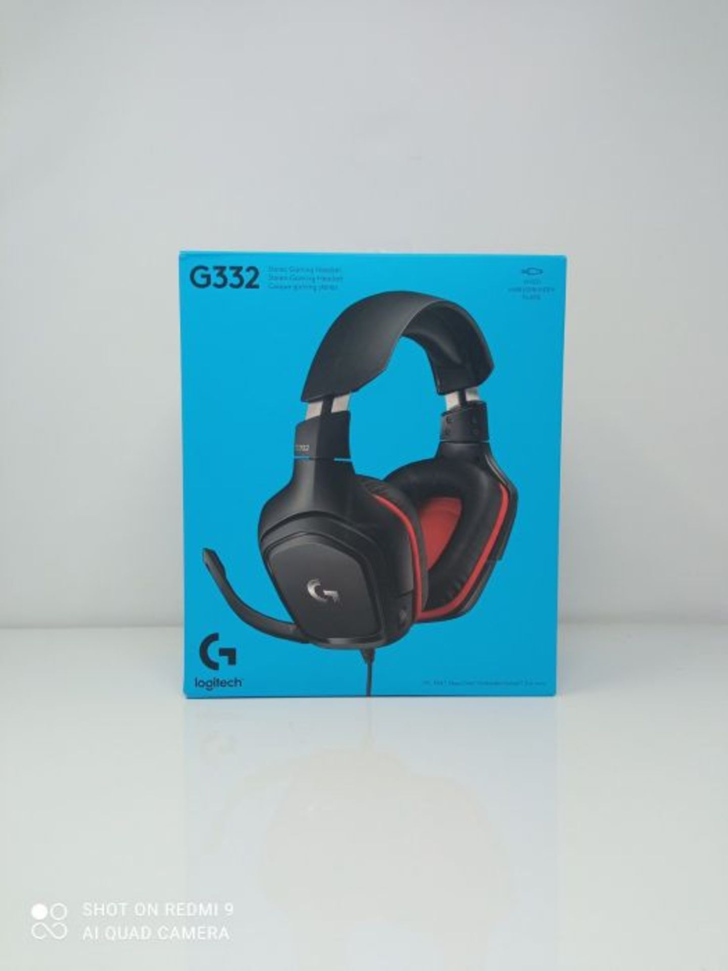 Logitech G332 kabelgebundenes Gaming-Headset, 50mm Treiber, Rotierende Kunstleder-Ohrm - Image 2 of 3