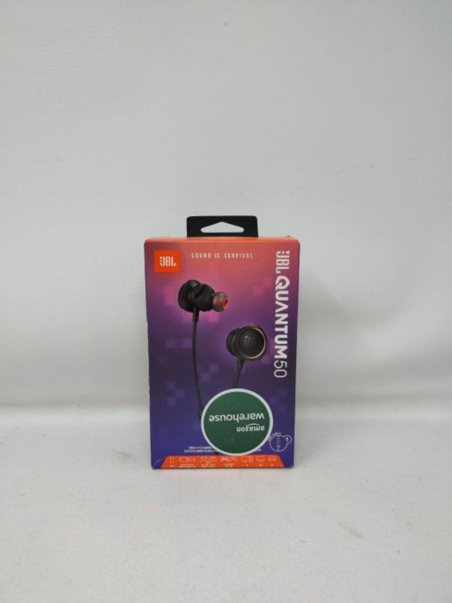 JBL Quantum 50 In-Ear-Gaming-KopfhÃ¶rer in Schwarz â¬  FÃ¼r PC und Konsole â - Image 2 of 3