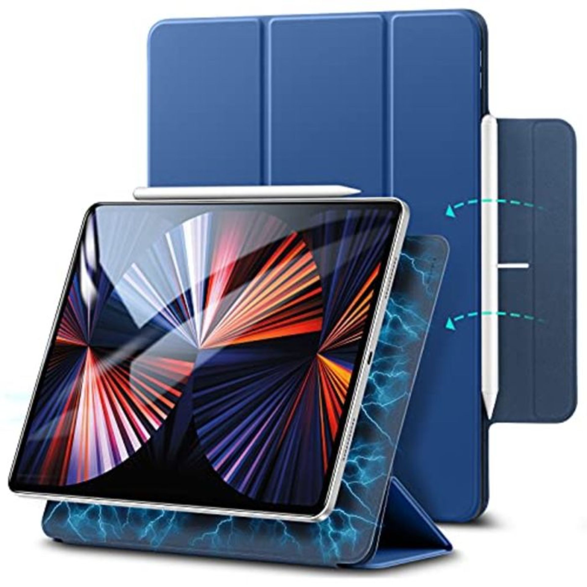 ESR Magnetic Case Compatible with iPad Pro 12.9 Inch 2021(5th Generation), Smart Case