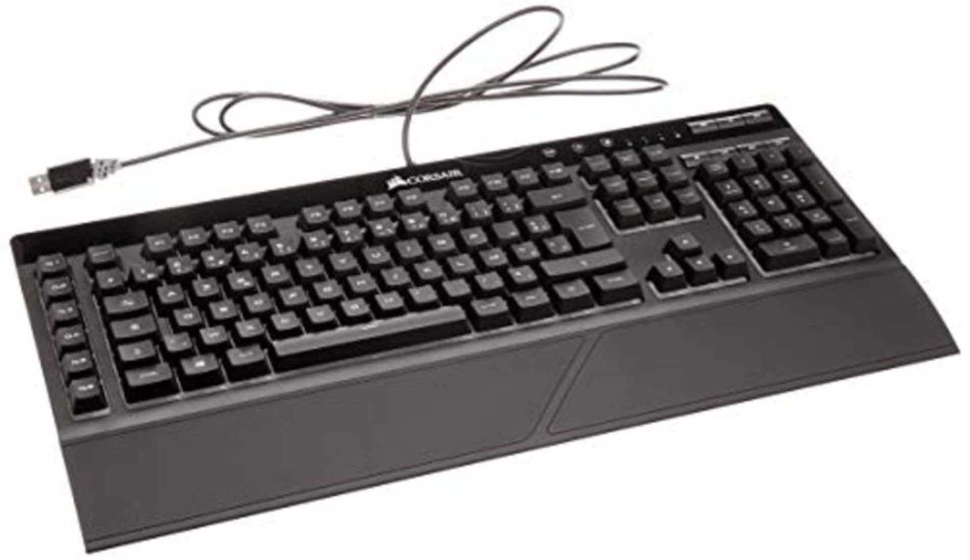 Corsair K55 Clavier Gaming (RÃ©tro-Ã0 clairage RGB Multicolore, AZERTY) Noir