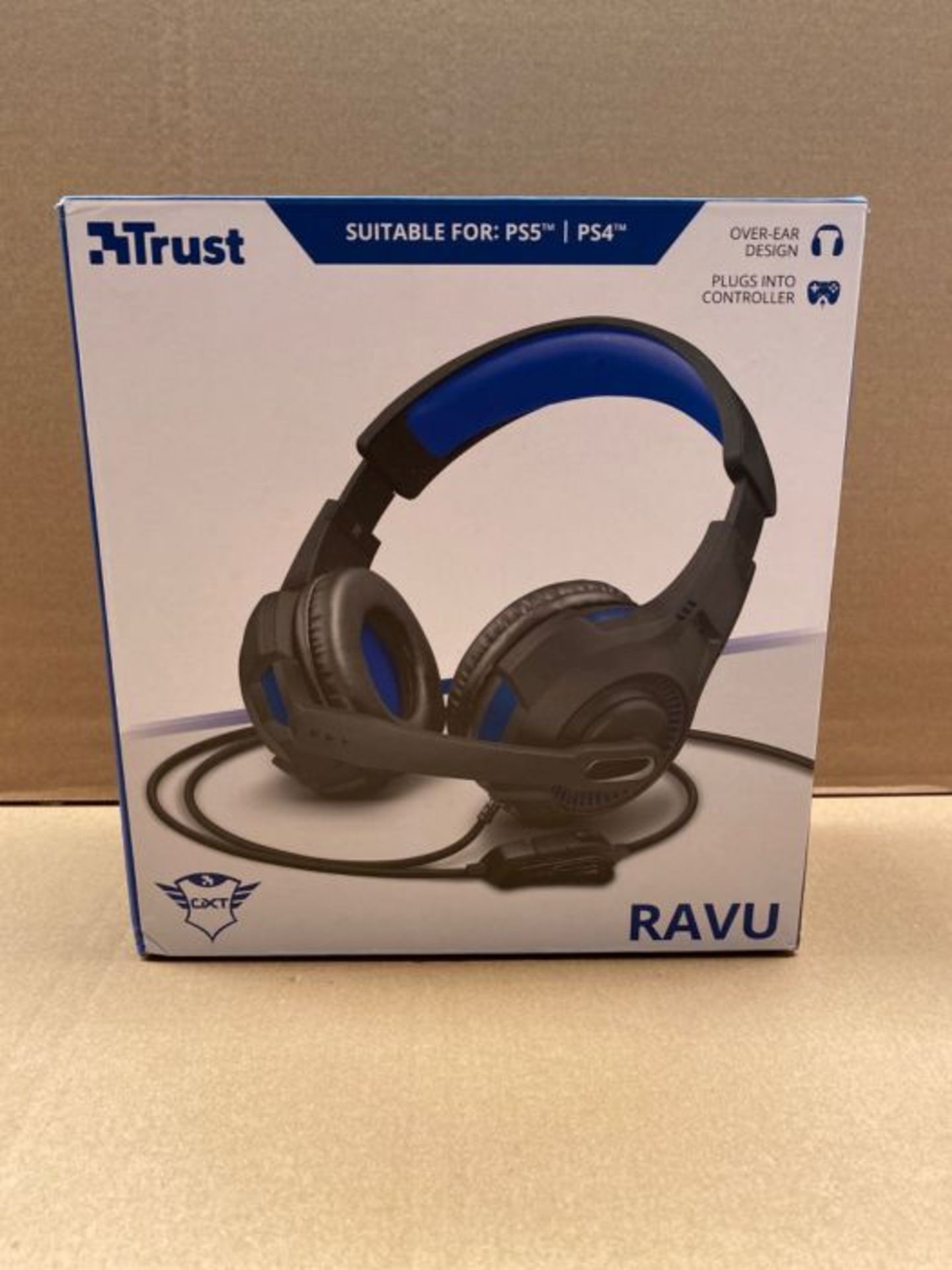 Trust Gaming Headset for Playstation 4 (PS4) and Playstation 5 (PS5) GXT 307B Ravu wit - Image 2 of 3