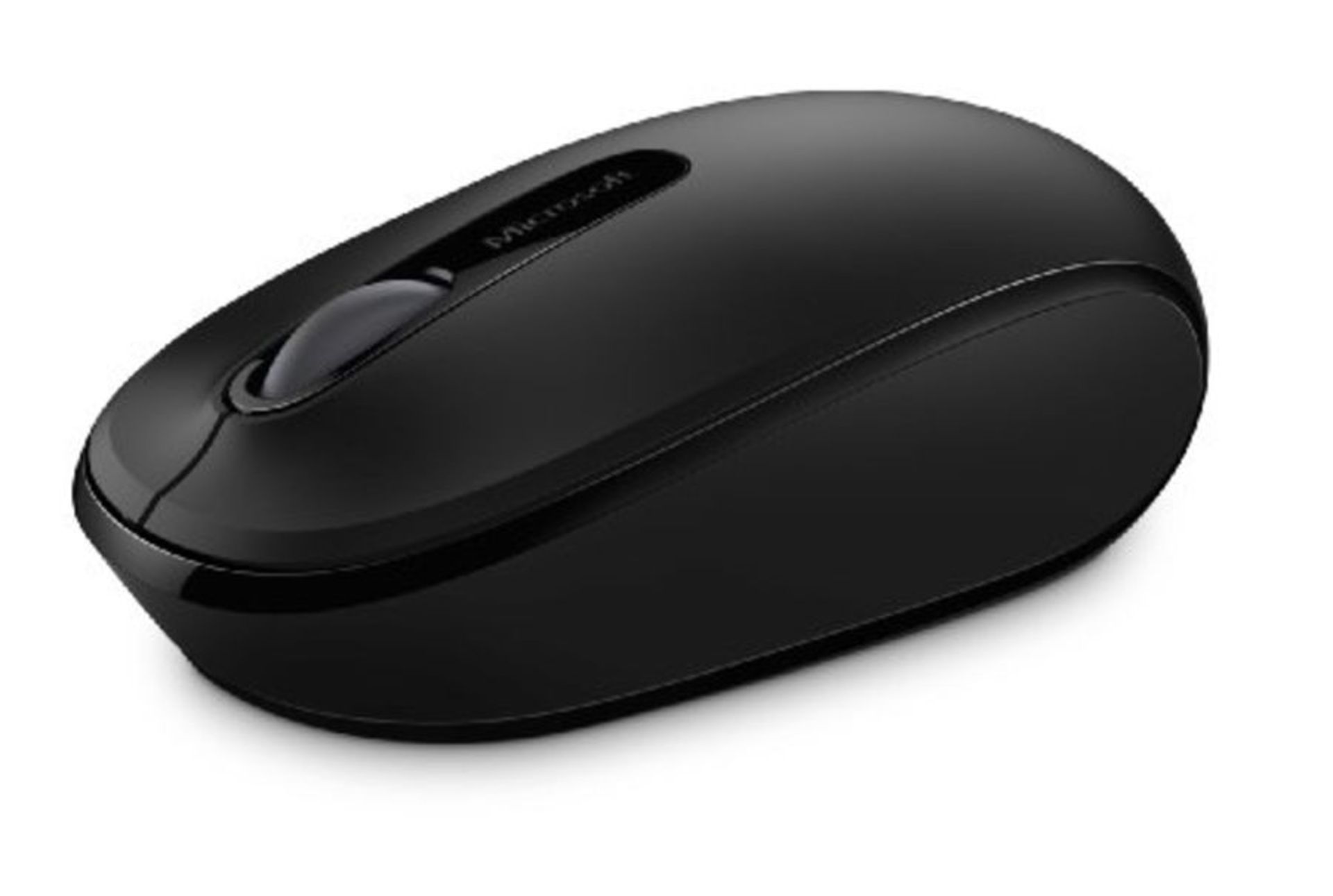 Microsoft Wireless Mobile Mouse 1850 (Maus, schwarz, kabellos, fÃ¼r Rechts- und Link