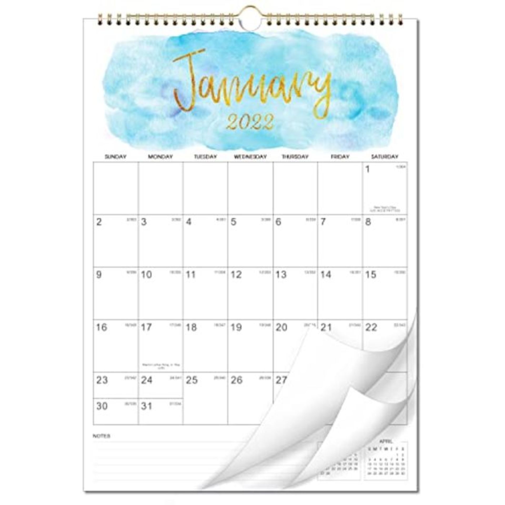 2021-2022 Wall Calendar, Month-to-View Wall Planner, 18 Monthly Calendar from Jul. 202