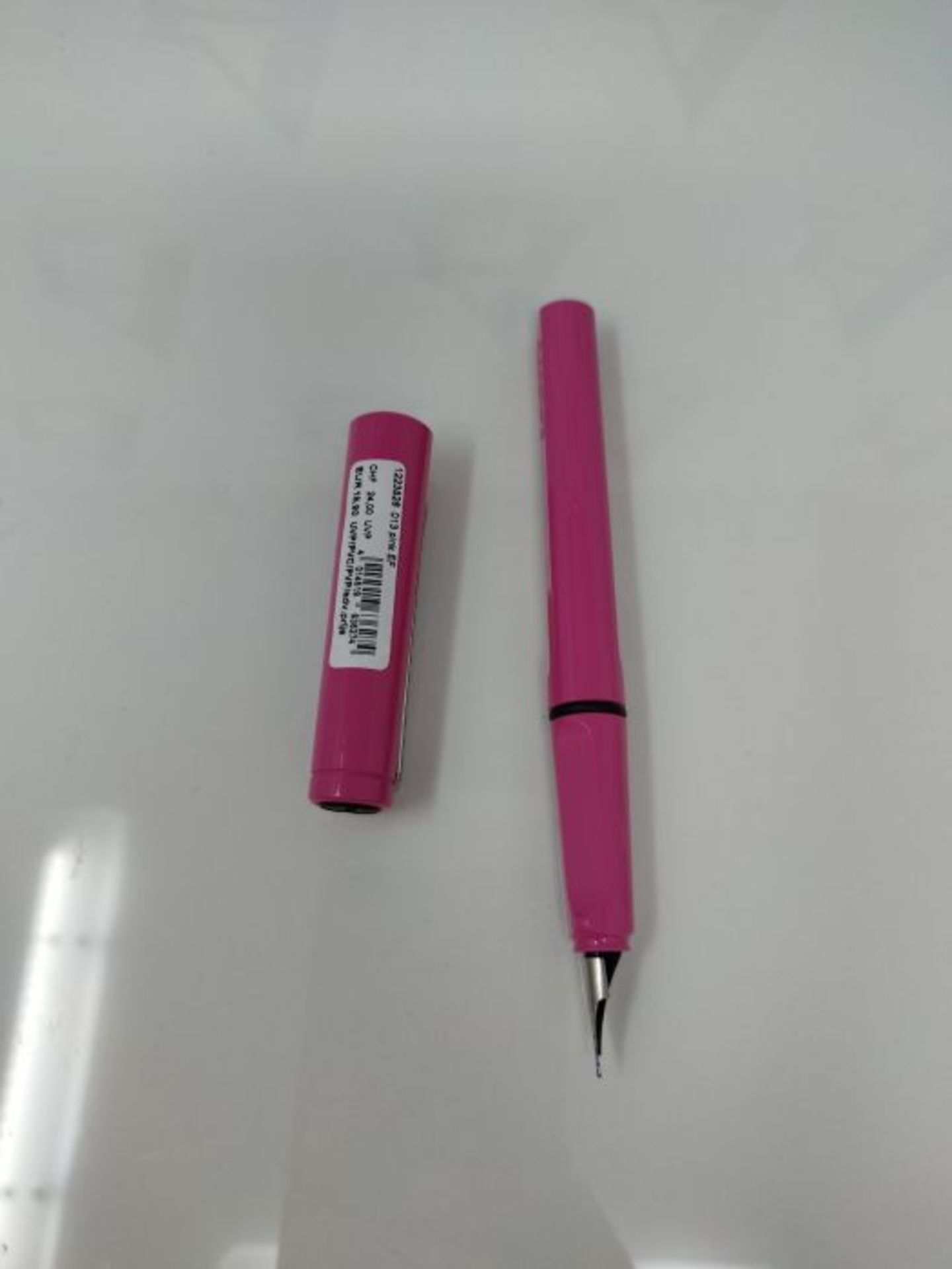 LAMY safari 013 Fountain Pen, Modern Fountain Pen in Pink with Ergonomic Grip and Time - Image 2 of 2