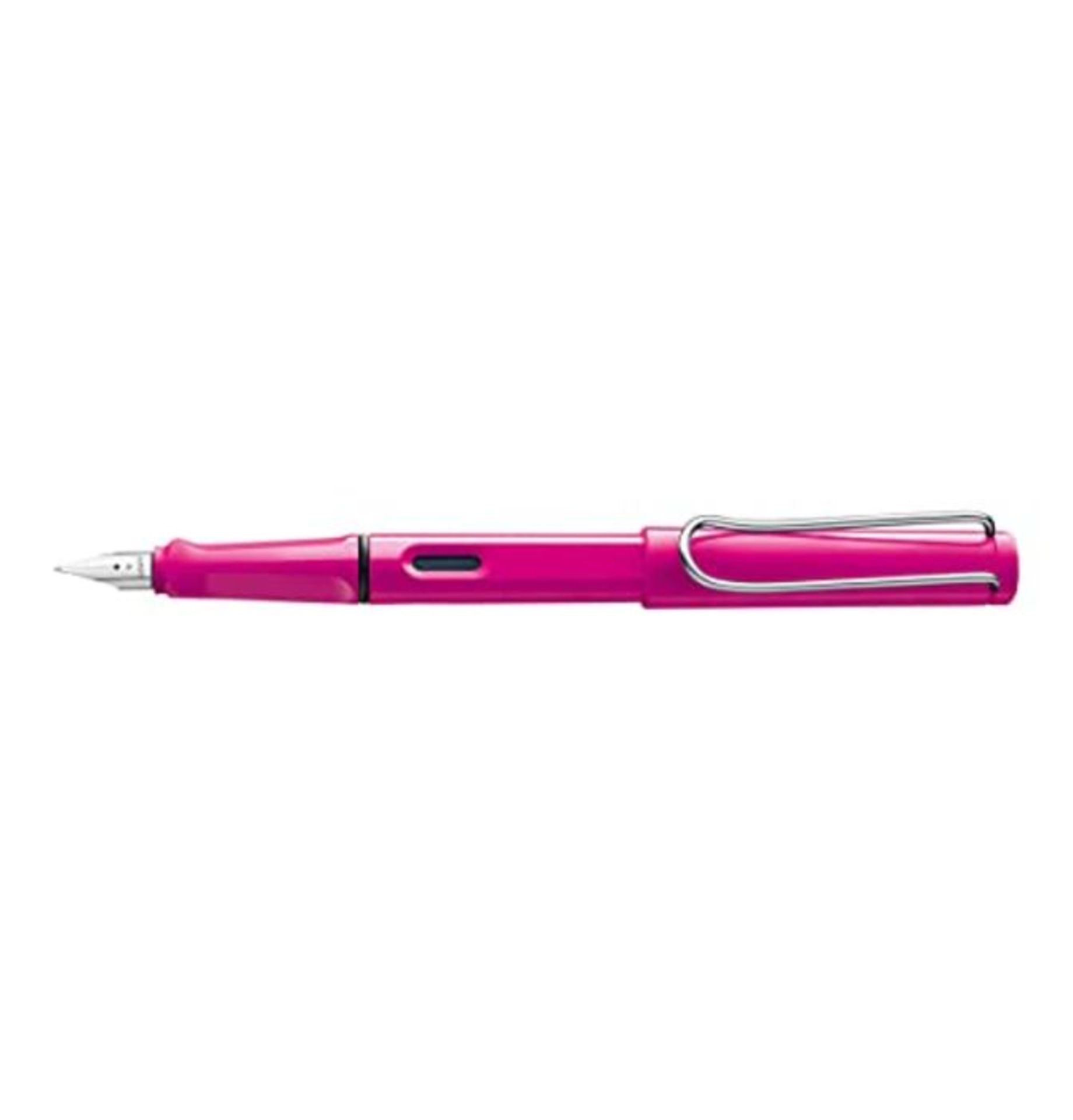 LAMY safari 013 Fountain Pen, Modern Fountain Pen in Pink with Ergonomic Grip and Time