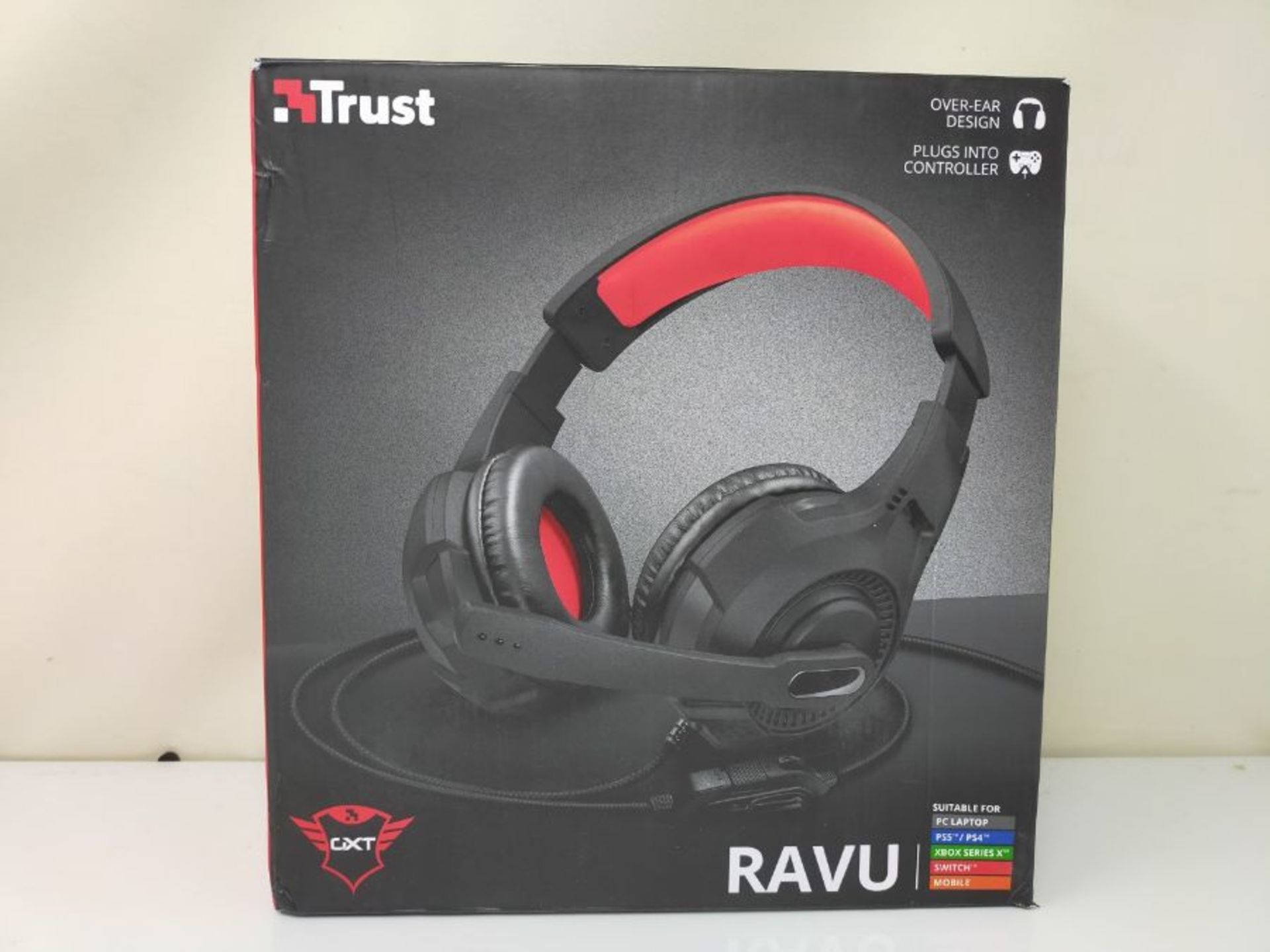 Trust Gaming Headset GXT 307 Ravu with Microphone, Fold Away Mic and Adjustable Headba - Image 2 of 3