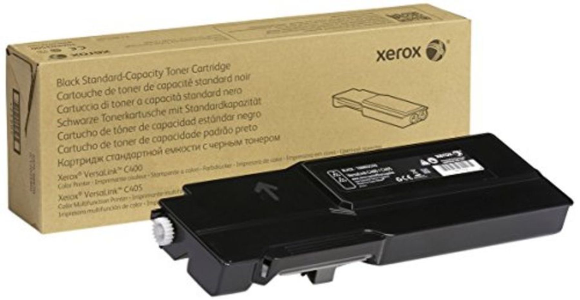 RRP £83.00 Xerox VersaLink C400/C405 Black Standard Capacity Toner Cartridge (2,500 Pages) - 106R