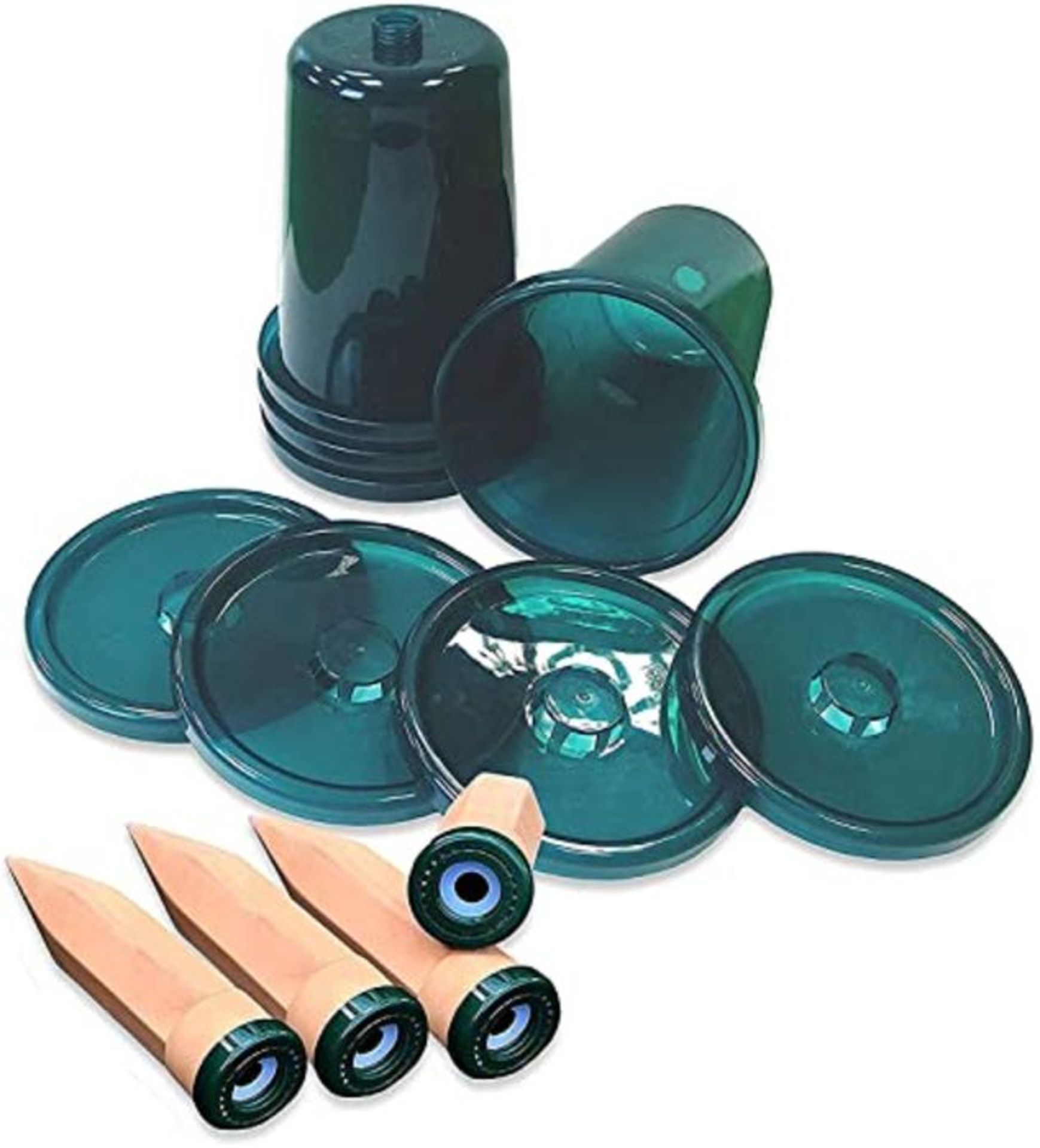 Bio Green, 4er Set Hydro, Set of 4 Clay Cones with Matching Cup Attachments, 2.5 Litre