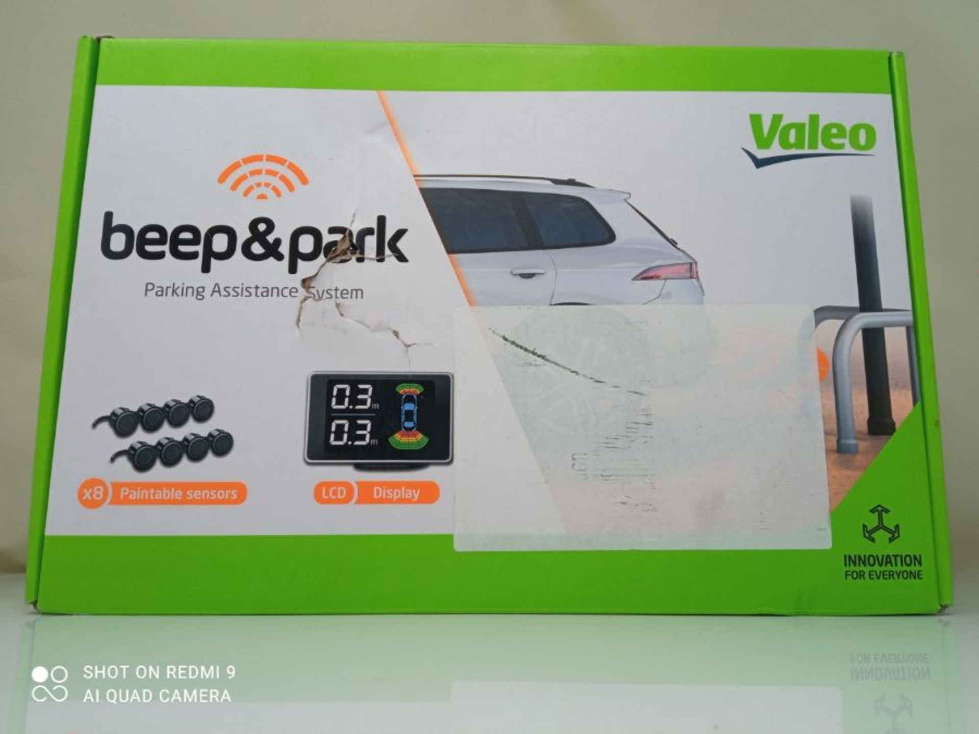 RRP £115.00 Valeo Beep&Park Einparkhilfe mit 8 Sensoren und LCD-Display zum Front-und Heckeinbau, - Image 2 of 3