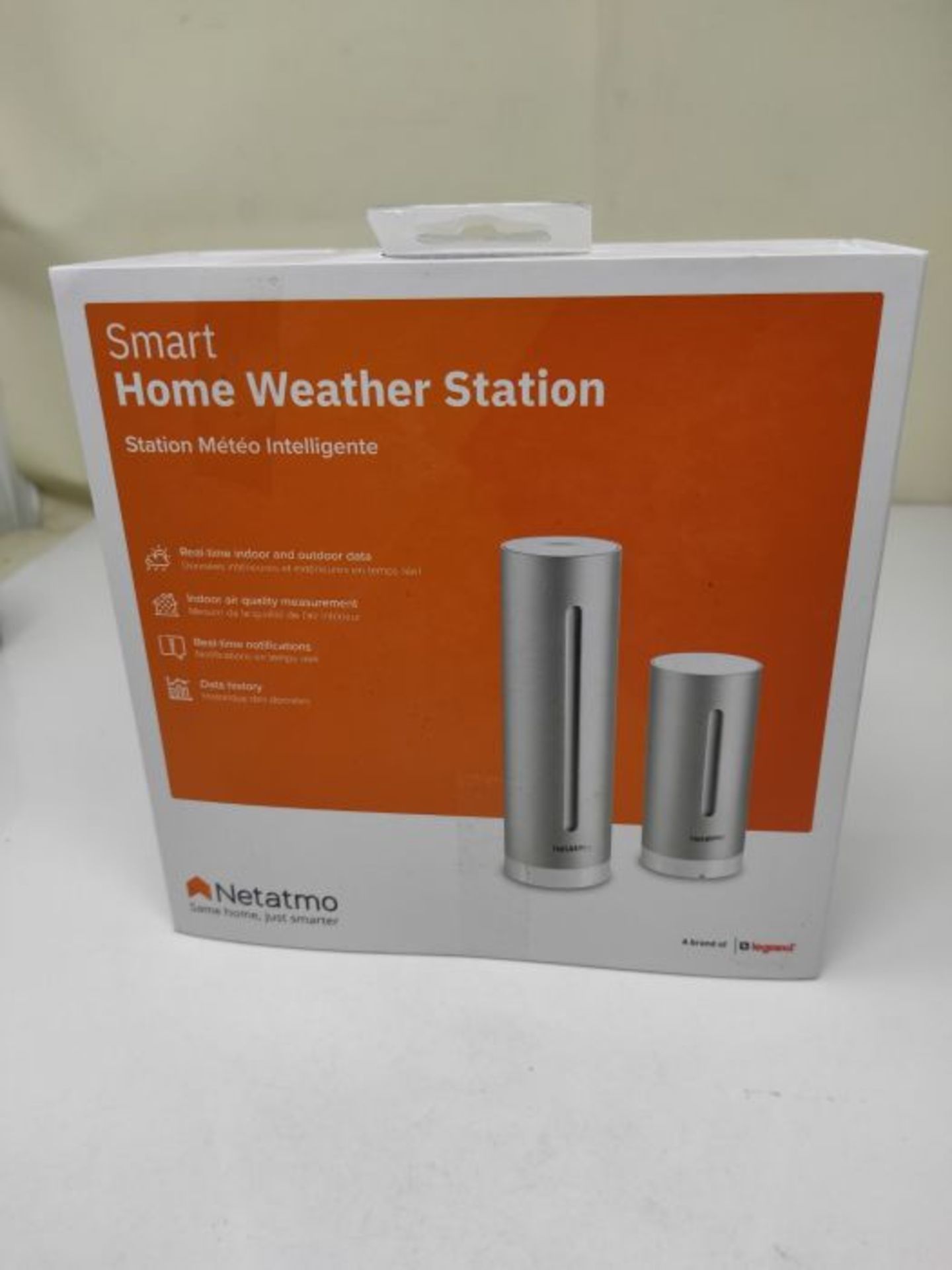 RRP £143.00 Netatmo Smarte Wetterstation - WLAN, Funk, Innen- und Außensensor, Wettervorhersage,