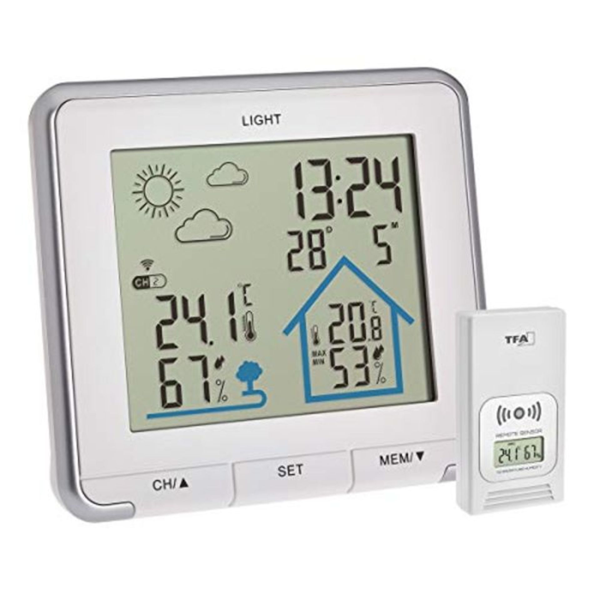 TFA Dostmann Wireless Life Weather Station Digital Wireless Weather Station Humidity T