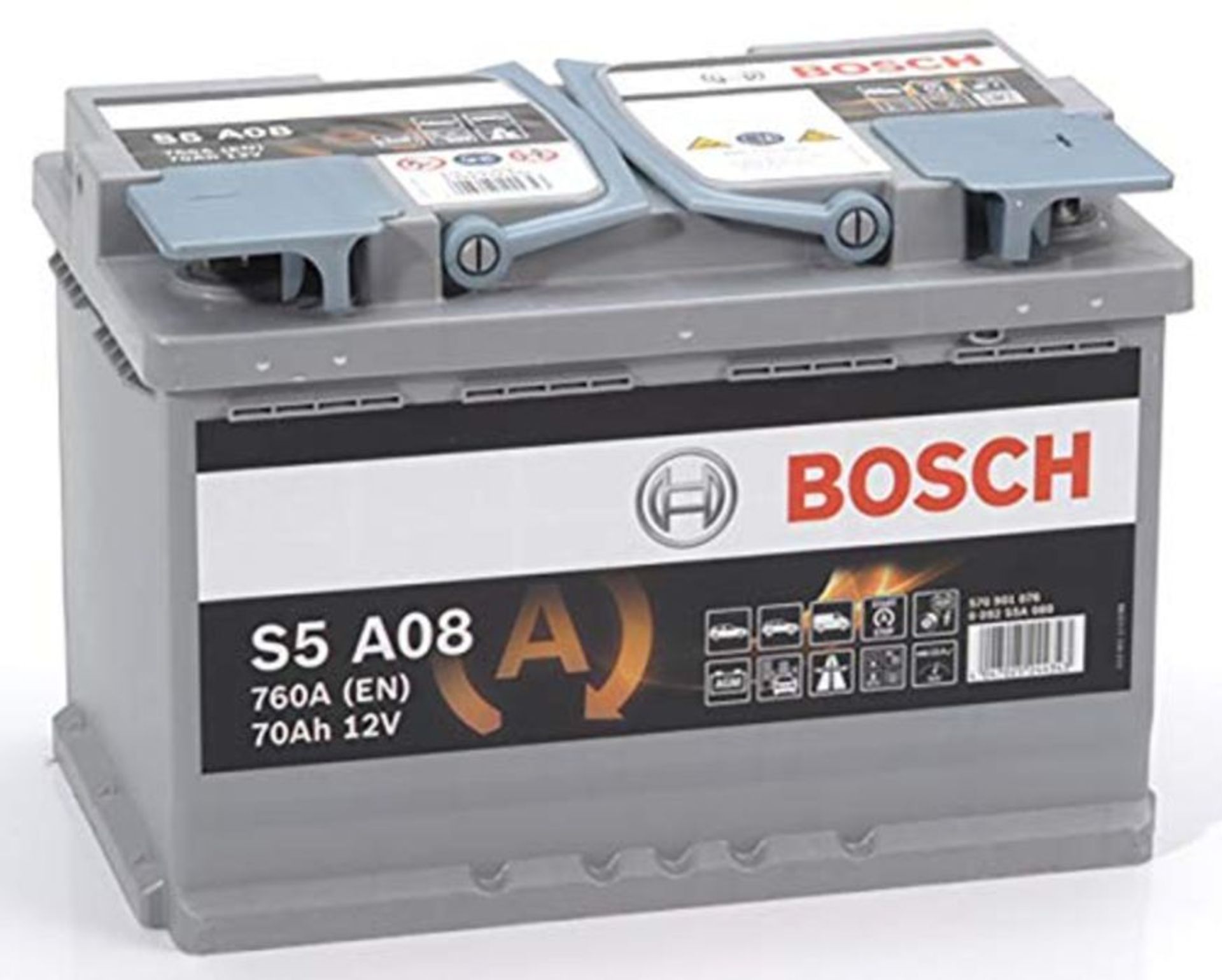 RRP £142.00 Bosch S5A08 Car Battery 70A / h-760A