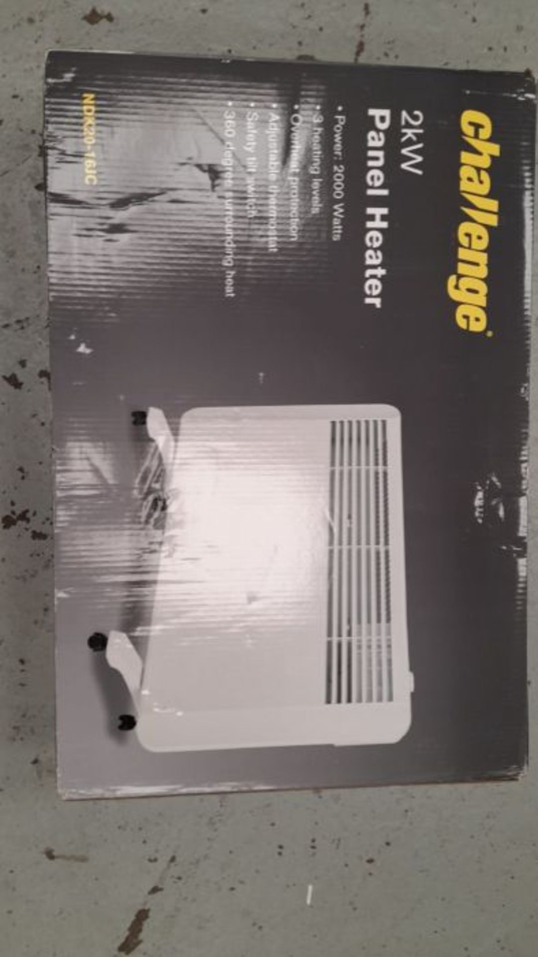 RRP £220.00 Challenge 2kw Panel Heater - White - Image 2 of 3