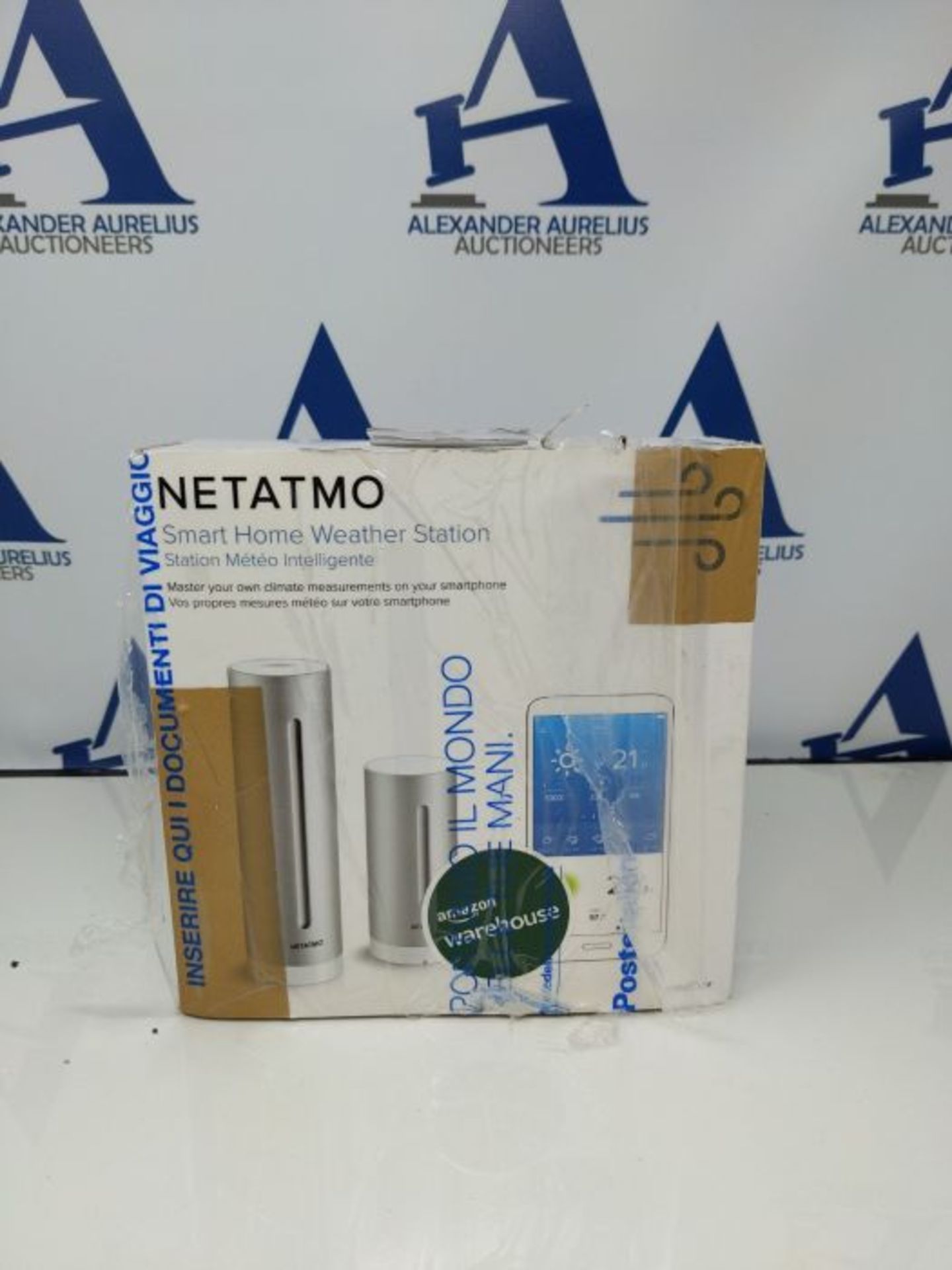 RRP £182.00 Netatmo NWS01-EC Stazione Meteo con Sensore Esterno Wireless, Compatibile con Amazon A
