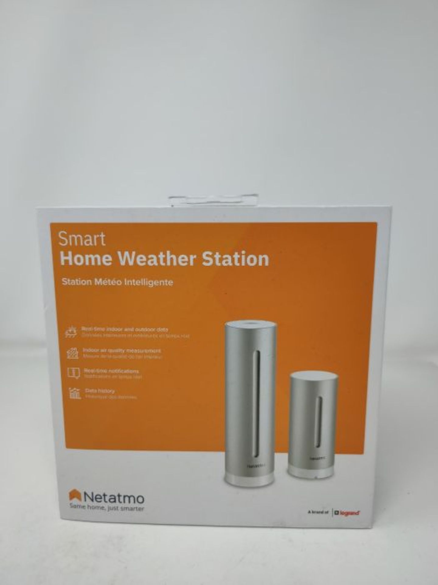 RRP £167.00 Netatmo Weather Station Indoor Outdoor with Wireless Outdoor Sensor - Compatible with - Image 2 of 3