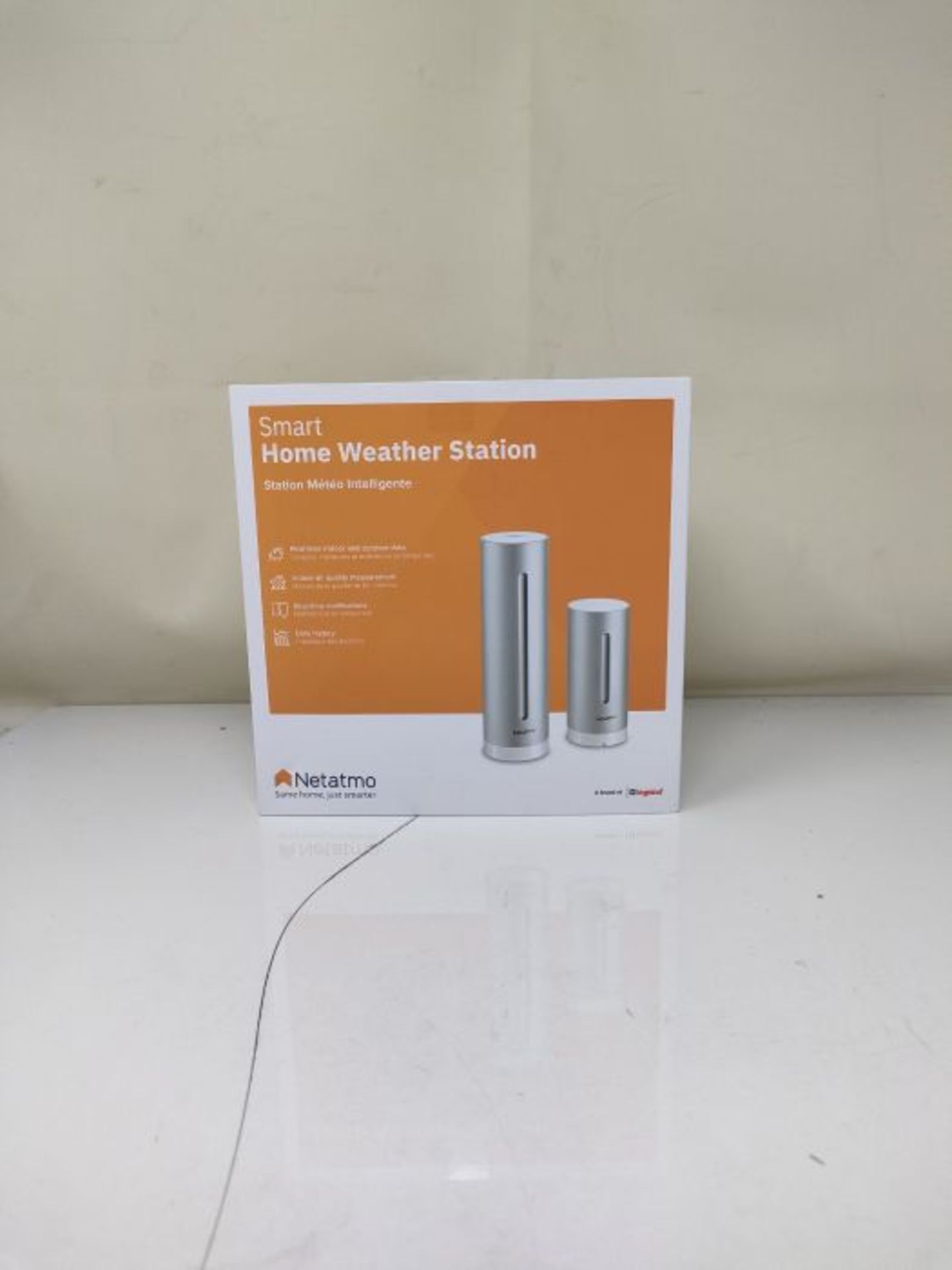 RRP £143.00 Netatmo Weather Station Indoor Outdoor with Wireless Outdoor Sensor - Compatible with - Image 2 of 3