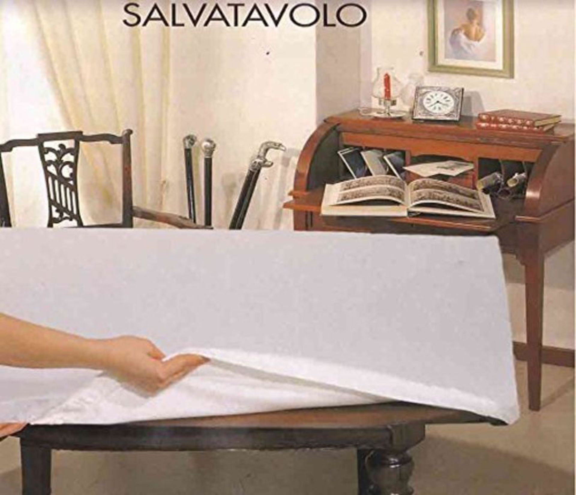 Under-tablecloth protective cover 110x220 cm