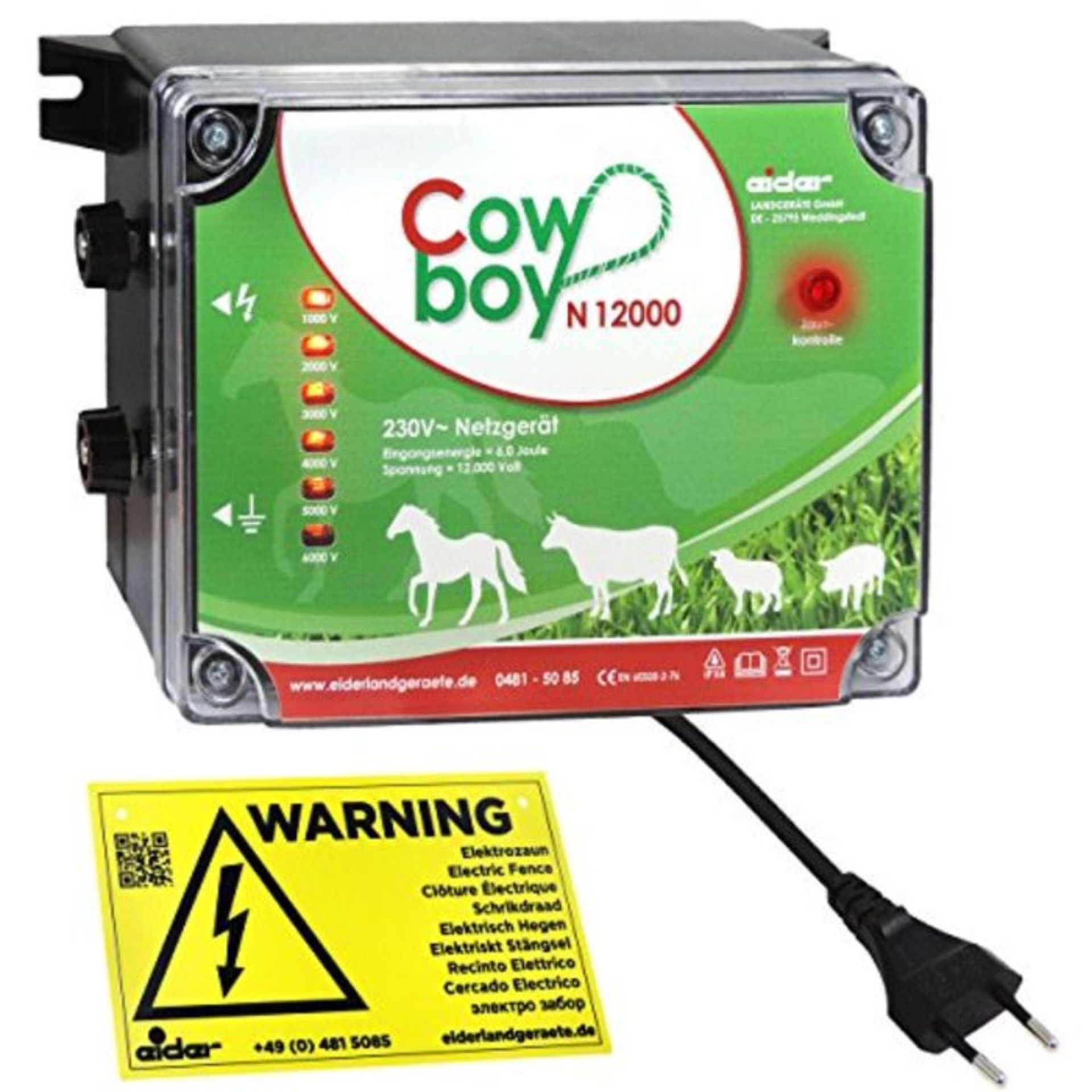 RRP £107.00 Unbekannt Cowboy 10043 000 for Electric Fence, Green