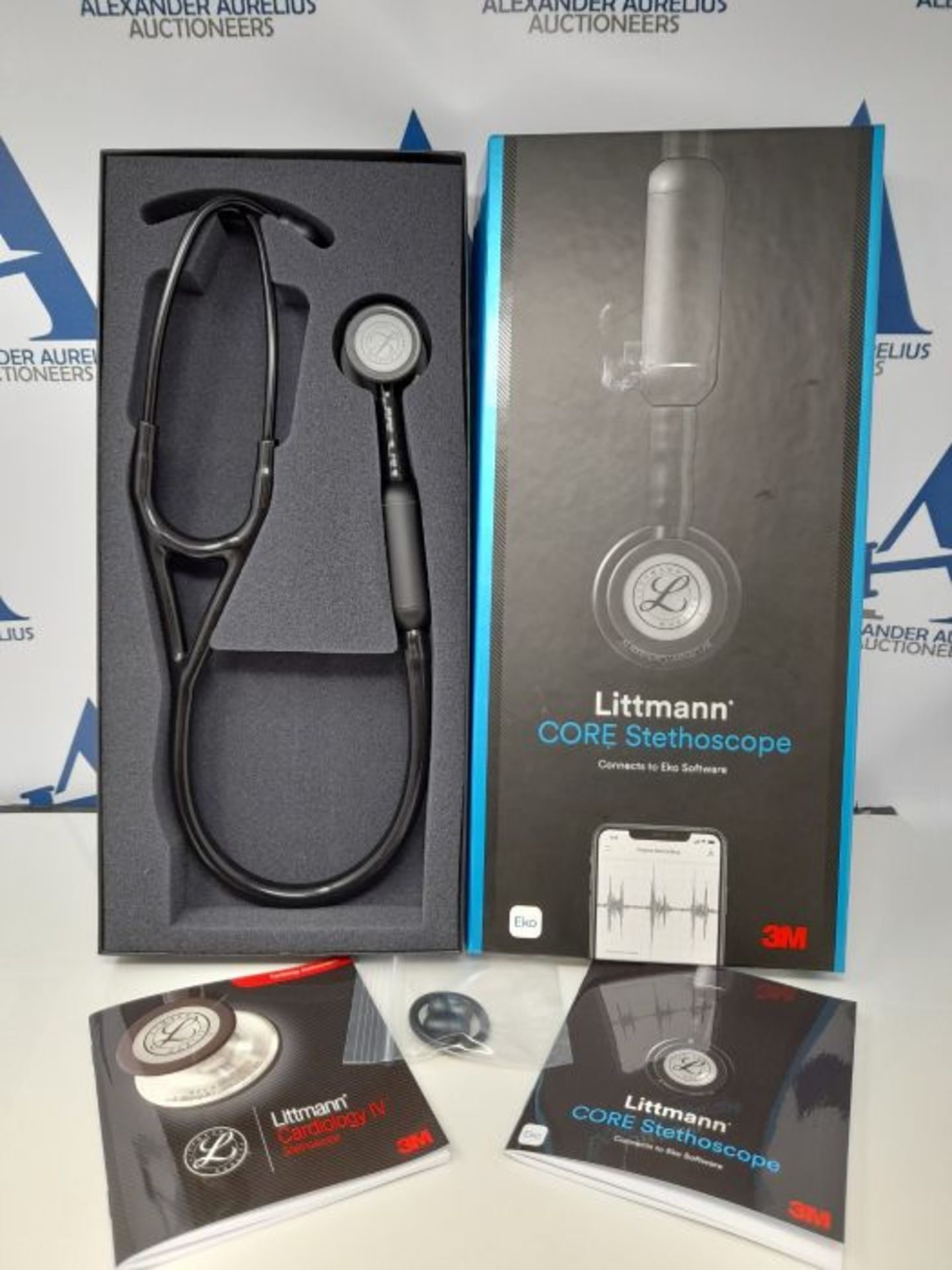 RRP £263.00 3M Littmann Core Stethoscope 8490 Black - Image 2 of 3