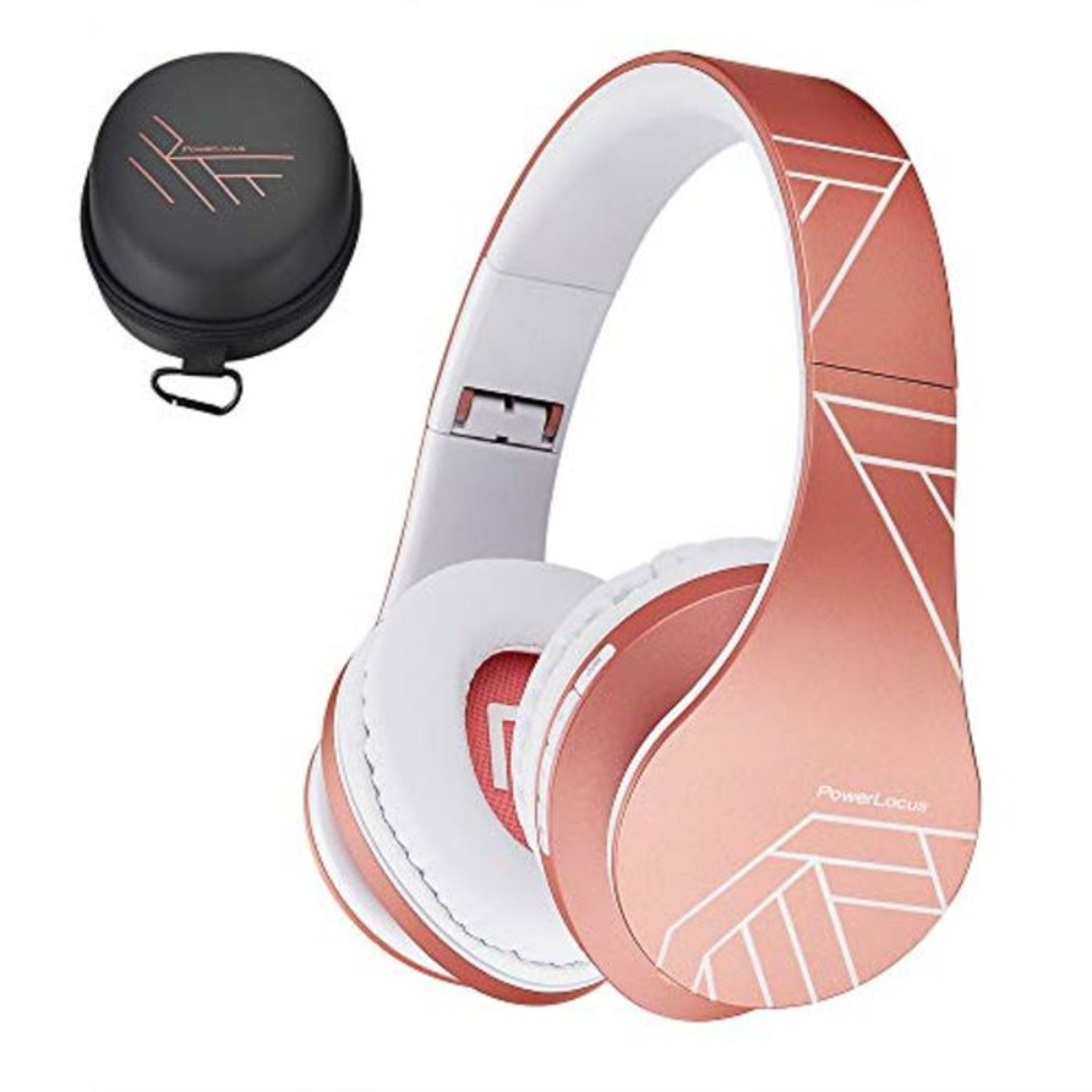 PowerLocus Bluetooth Over-Ear Kopfhörer, Kabellos Stereo Faltbare Kopfhörer Kabellos