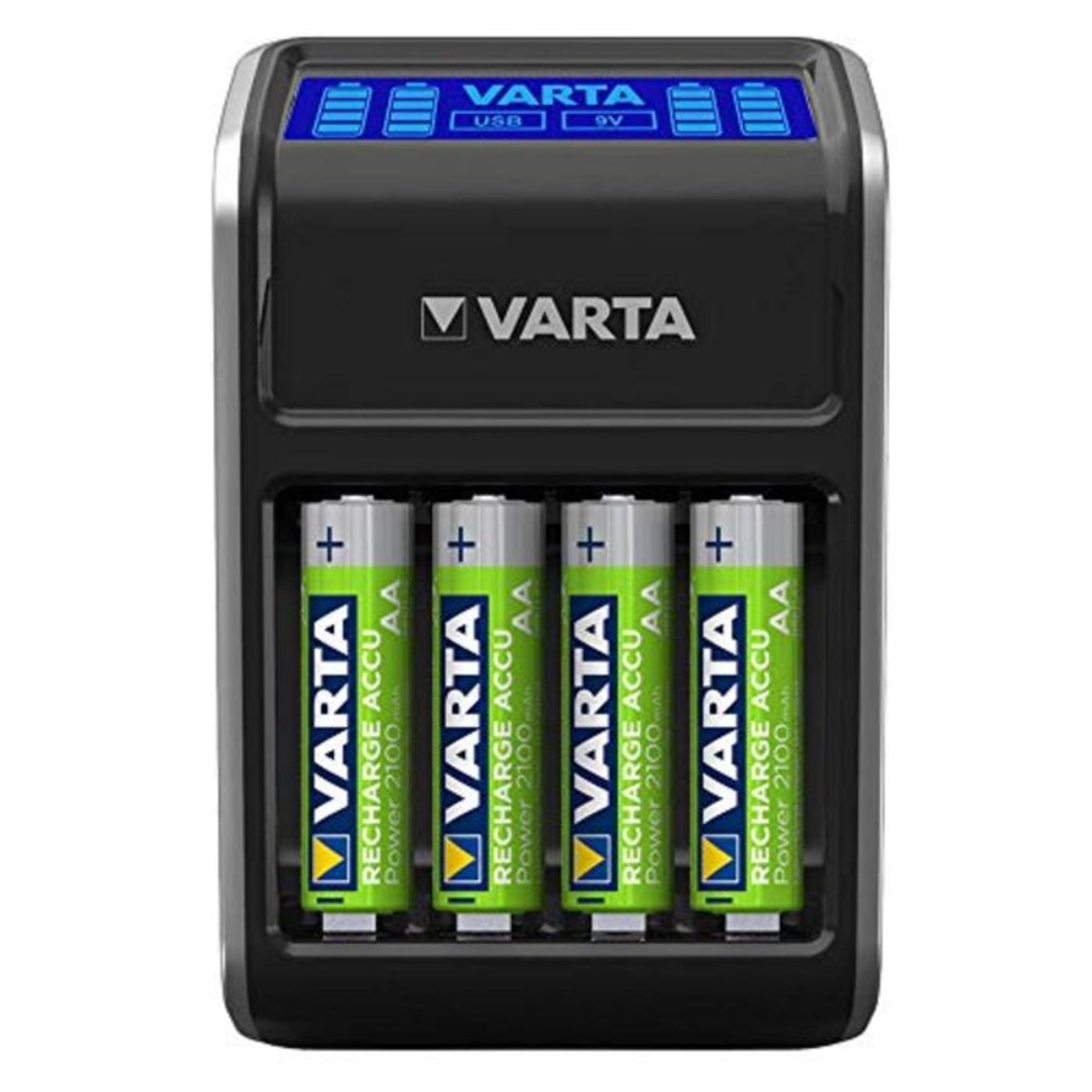 VARTA LCD Plug Charger for AA/AAA Batteries