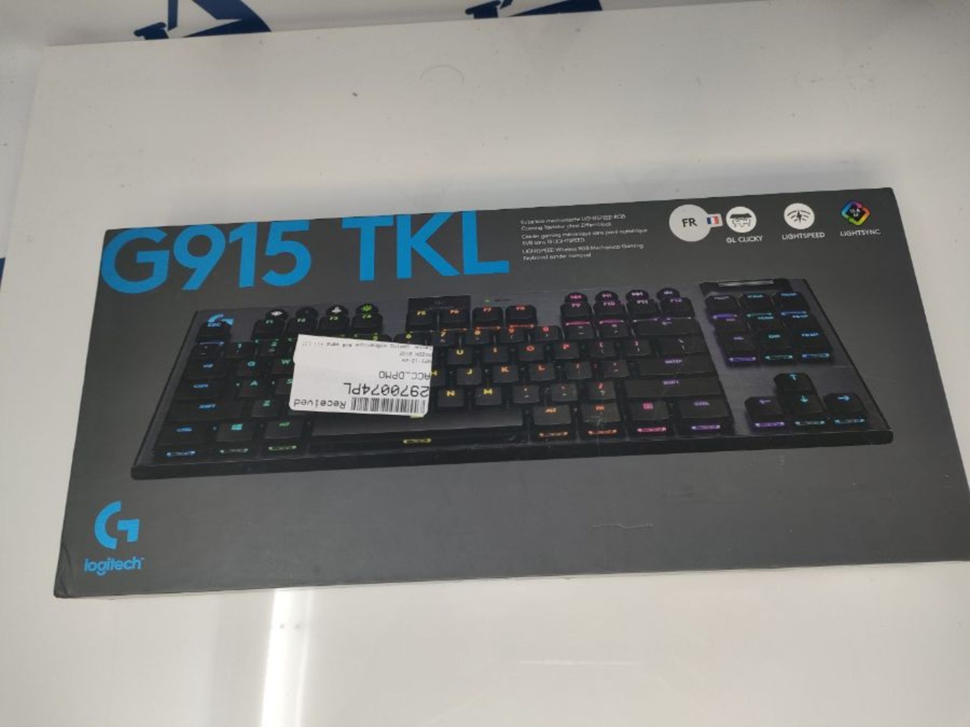 RRP £214.00 G915 Tenkeyless Lightspeed Carbone (Clicky Version) - Image 2 of 3