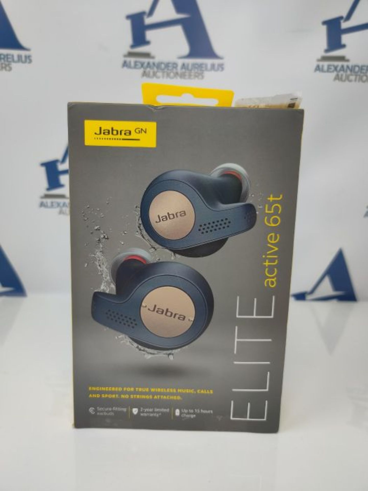 RRP £128.00 Jabra Elite Active 65t Earbuds - Passive Noise Cancelling Bluetooth Sports Earphones w - Image 2 of 3