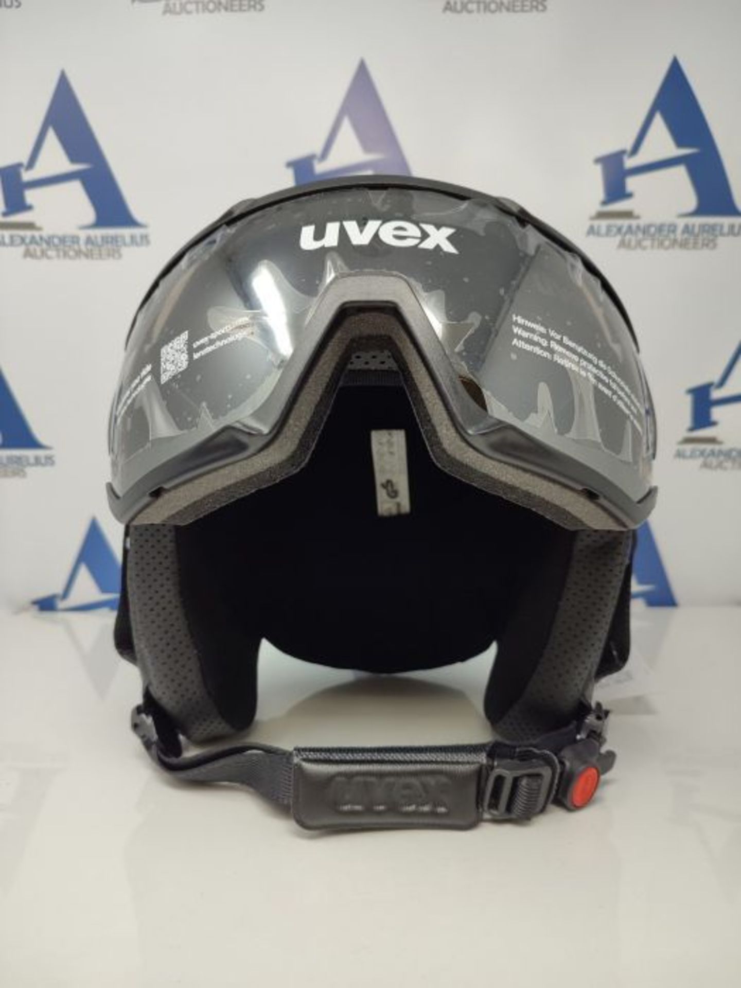 RRP £199.00 Uvex Unisex's Instinct Visor ski Helmet, Black mat, 59-61 cm - Image 3 of 3