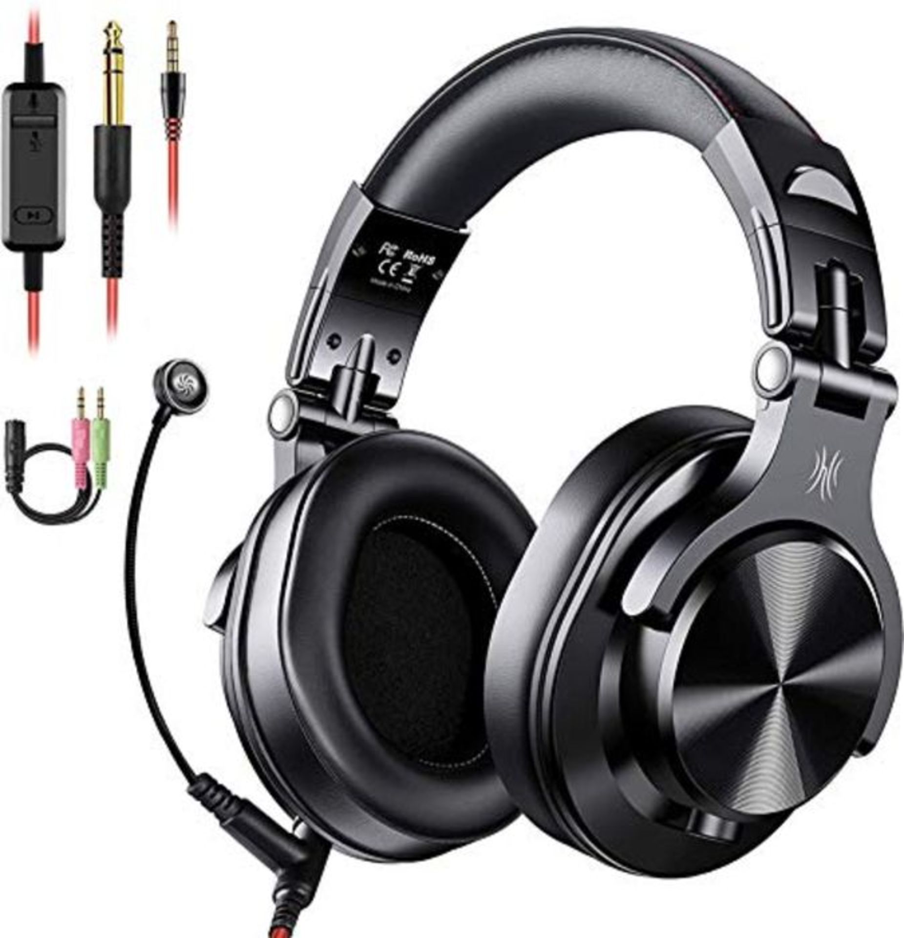 OneOdio Gaming Headset with Microphone Wired PC Headset with Boom Mic HiFi Studio Over