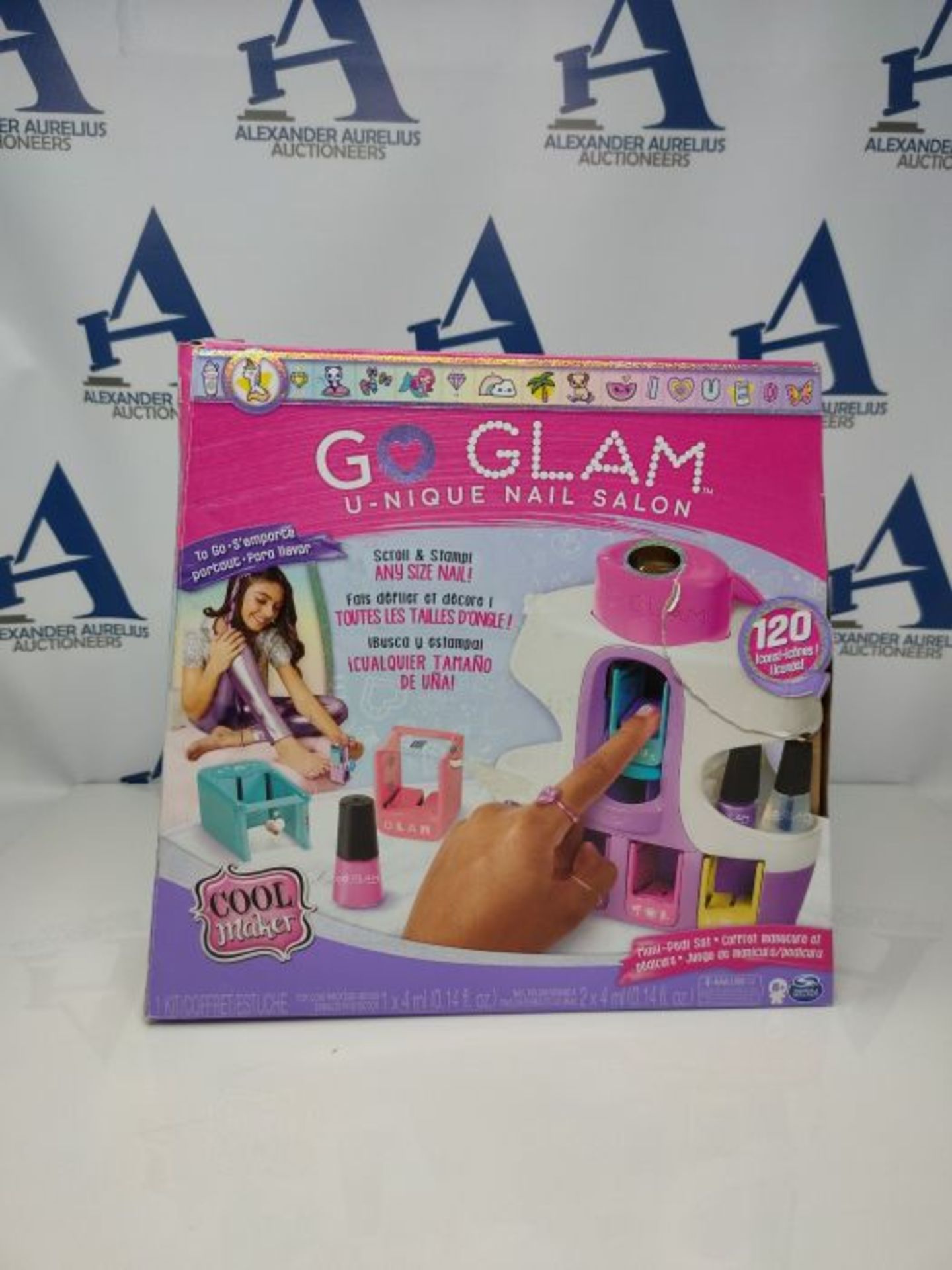Cool Maker GO GLAM U-nique Nail Salon with Portable Stamper, 5 Design Pods and Dryer, - Image 2 of 3