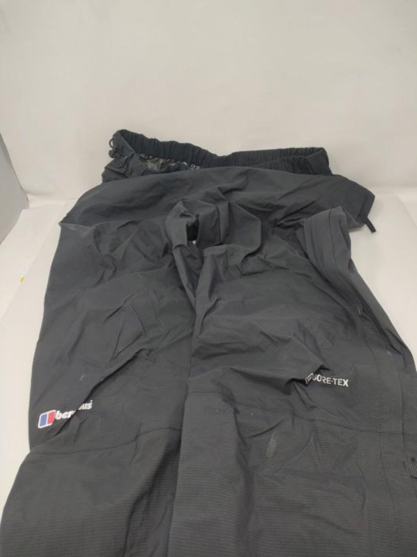 RRP £116.00 Berghaus womens Paclite Gore-Tex Waterproof Overtrousers, Black, size:16 - Image 2 of 3