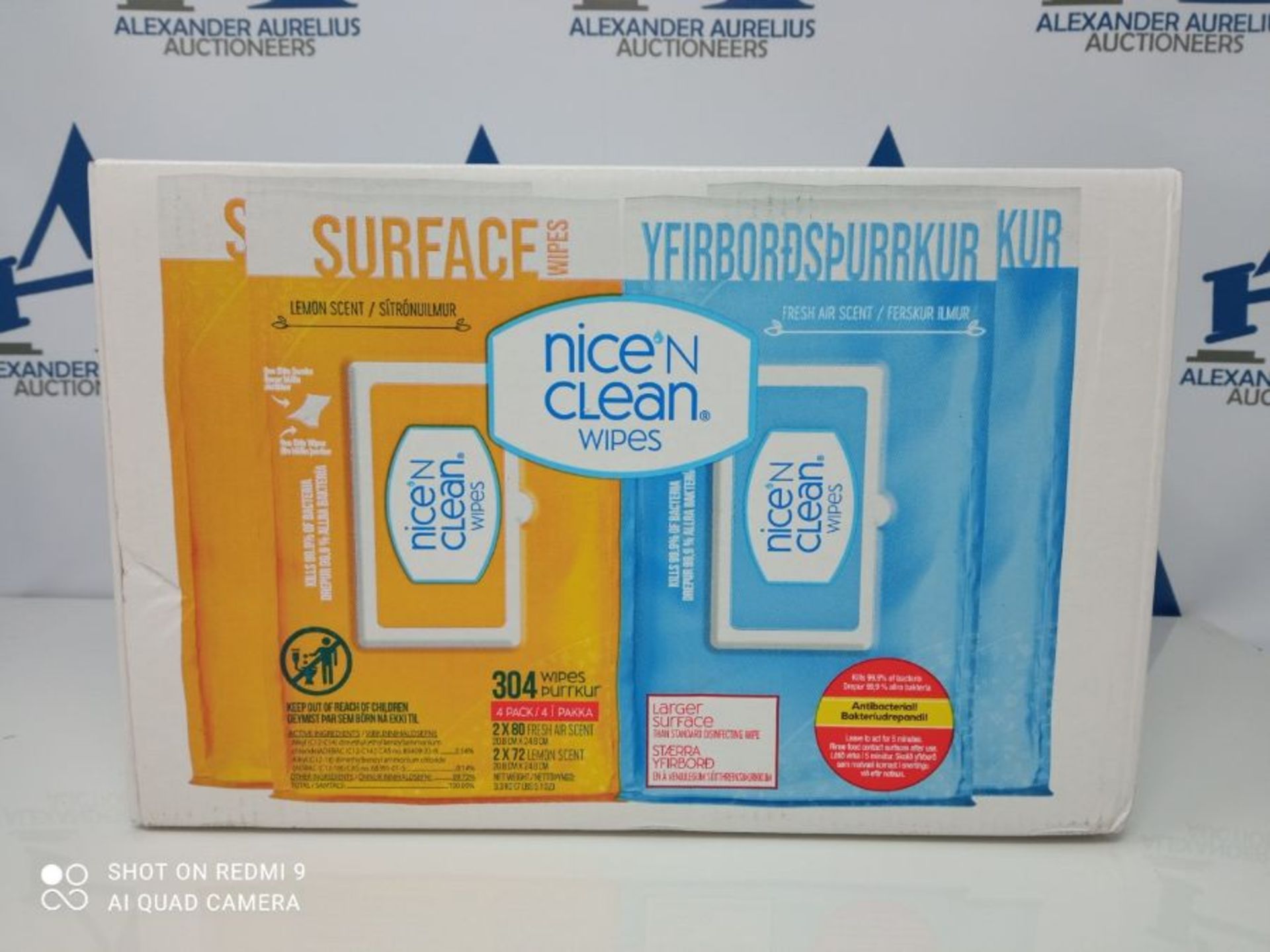 Nice 'N Clean Disinfecting Surface Wipes 304 Count | Cleans & Disinfects Home & Kitche - Image 2 of 3