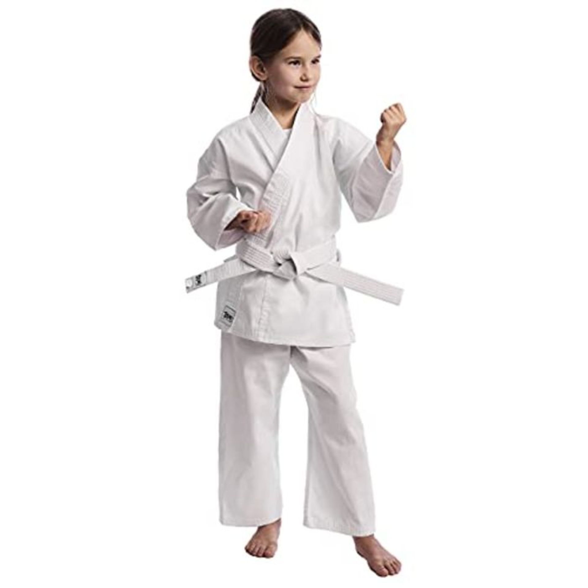 Ippon Gear Unisex-Youth Club Karate Gi Suit, White, 100 cm