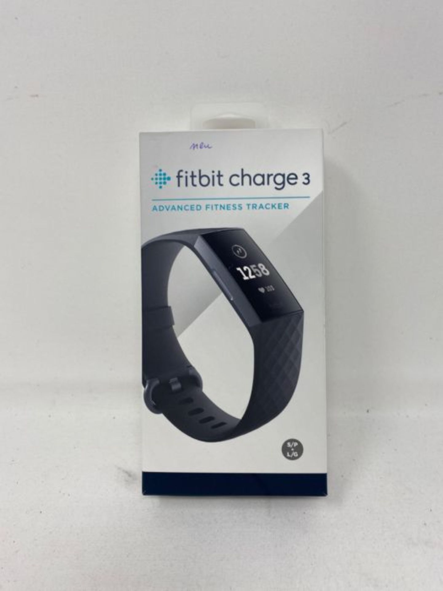 RRP £149.00 Fitbit Unisex-Adult Charge 3 Der Innovative Gesundheits-und Fitness-Tracker, Schwarz/A - Image 2 of 3