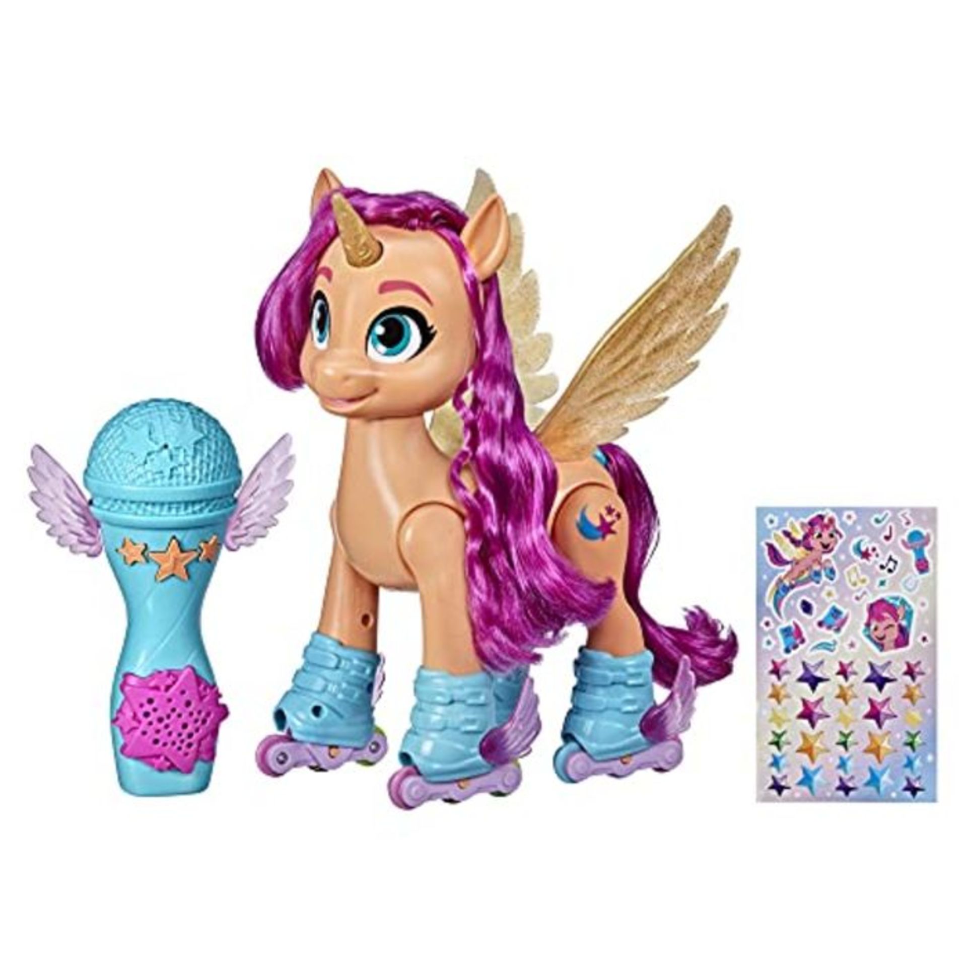 RRP £60.00 My Little Pony SING N SKATE SUNNY, F17865L0