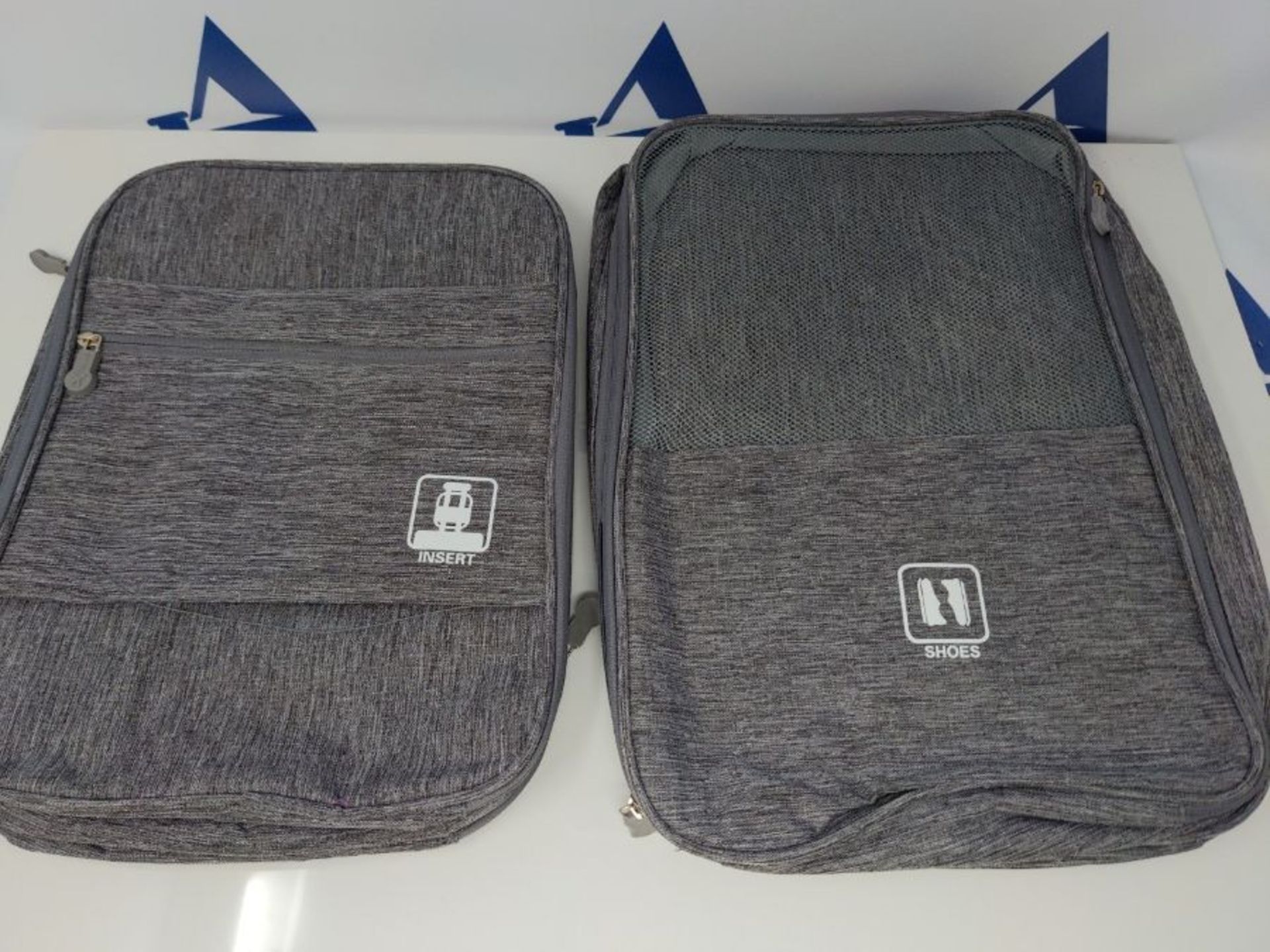 Shoe Bag Travel Pack of 3 Waterproof Dust-Resistant Shoes Bag Organiser Portable Trave - Image 2 of 2
