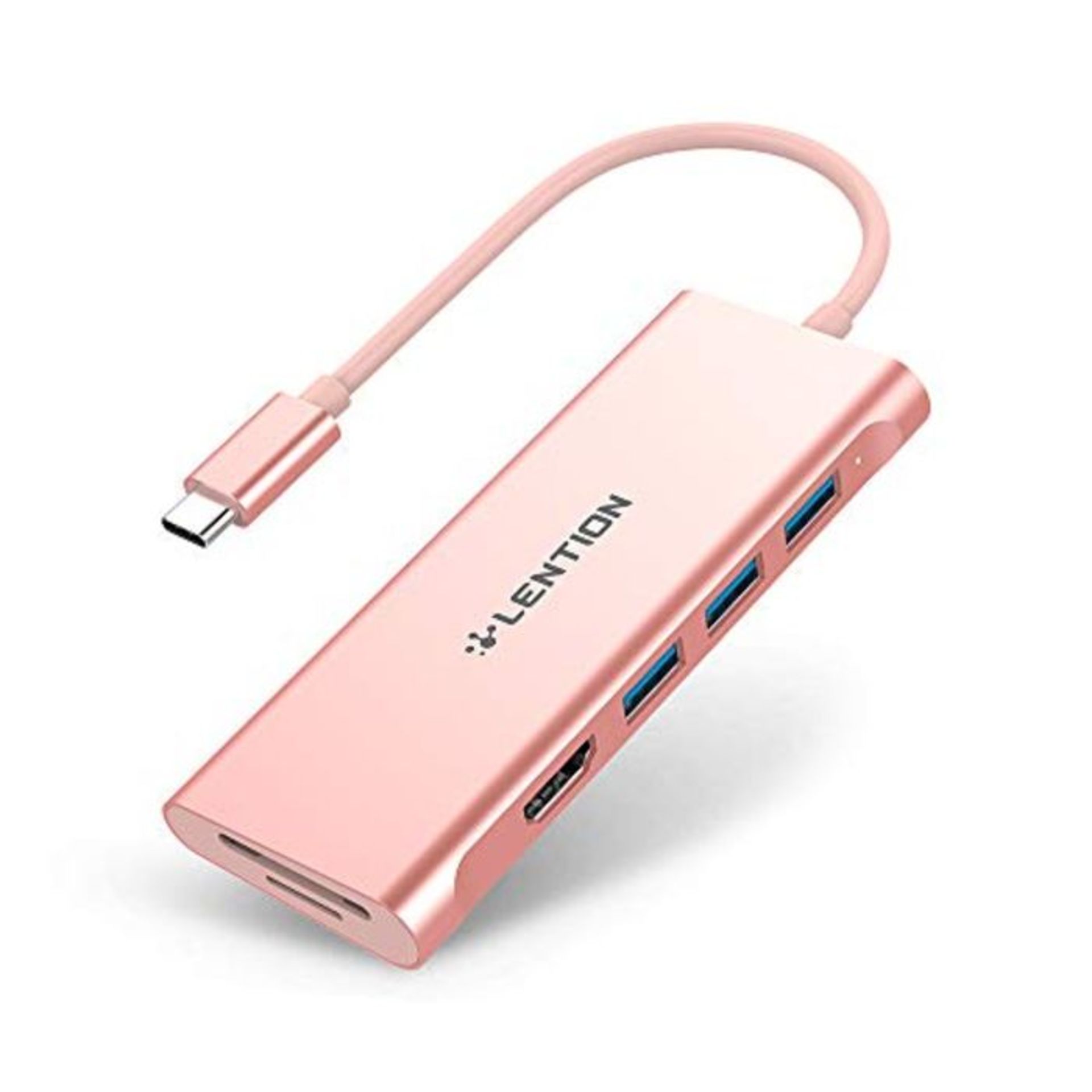 lention USB C Hub mit 4K HDMI, 3 USB 3.0, SD/TF Kartenleser, fÃ¼r 2020-2016 MacBook