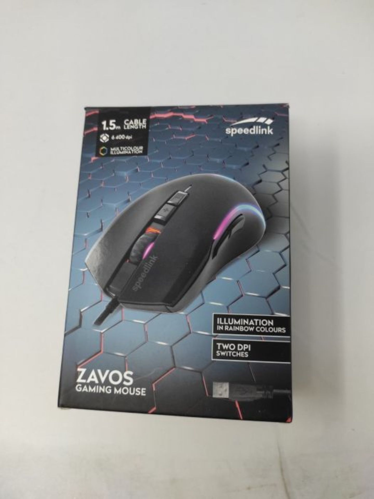 Speedlink - ZAVOS Gaming Mouse, rubber-black - Image 2 of 3