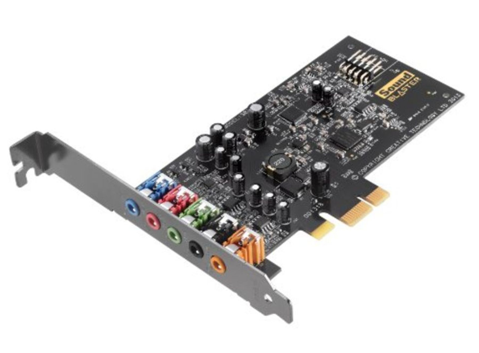 Creative Blaster Audigy Fx 5.1 PCIe Sound Card with SBX Pro Studio