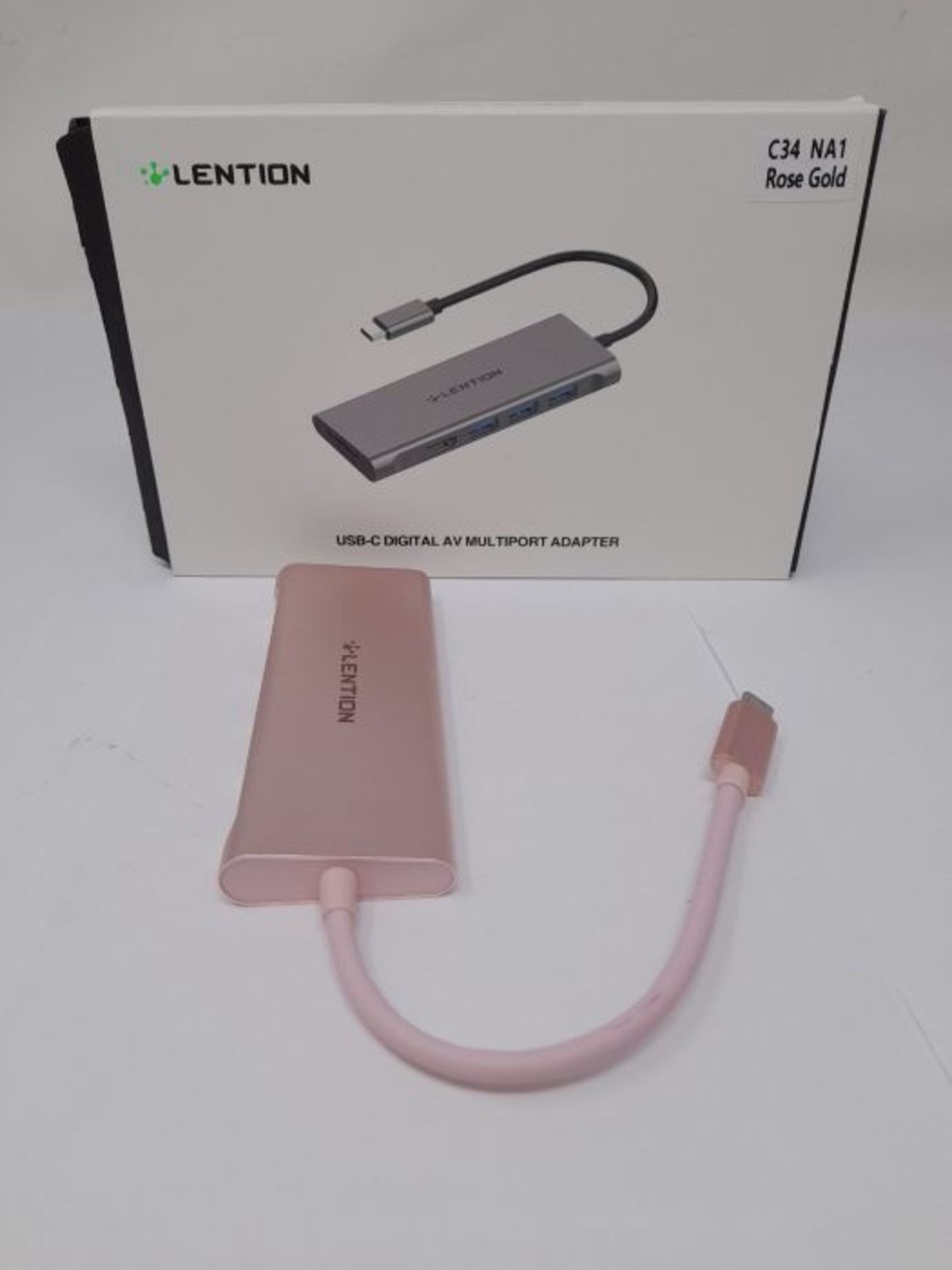 lention USB C Hub mit 4K HDMI, 3 USB 3.0, SD/TF Kartenleser, fÃ¼r 2020-2016 MacBook - Image 3 of 3