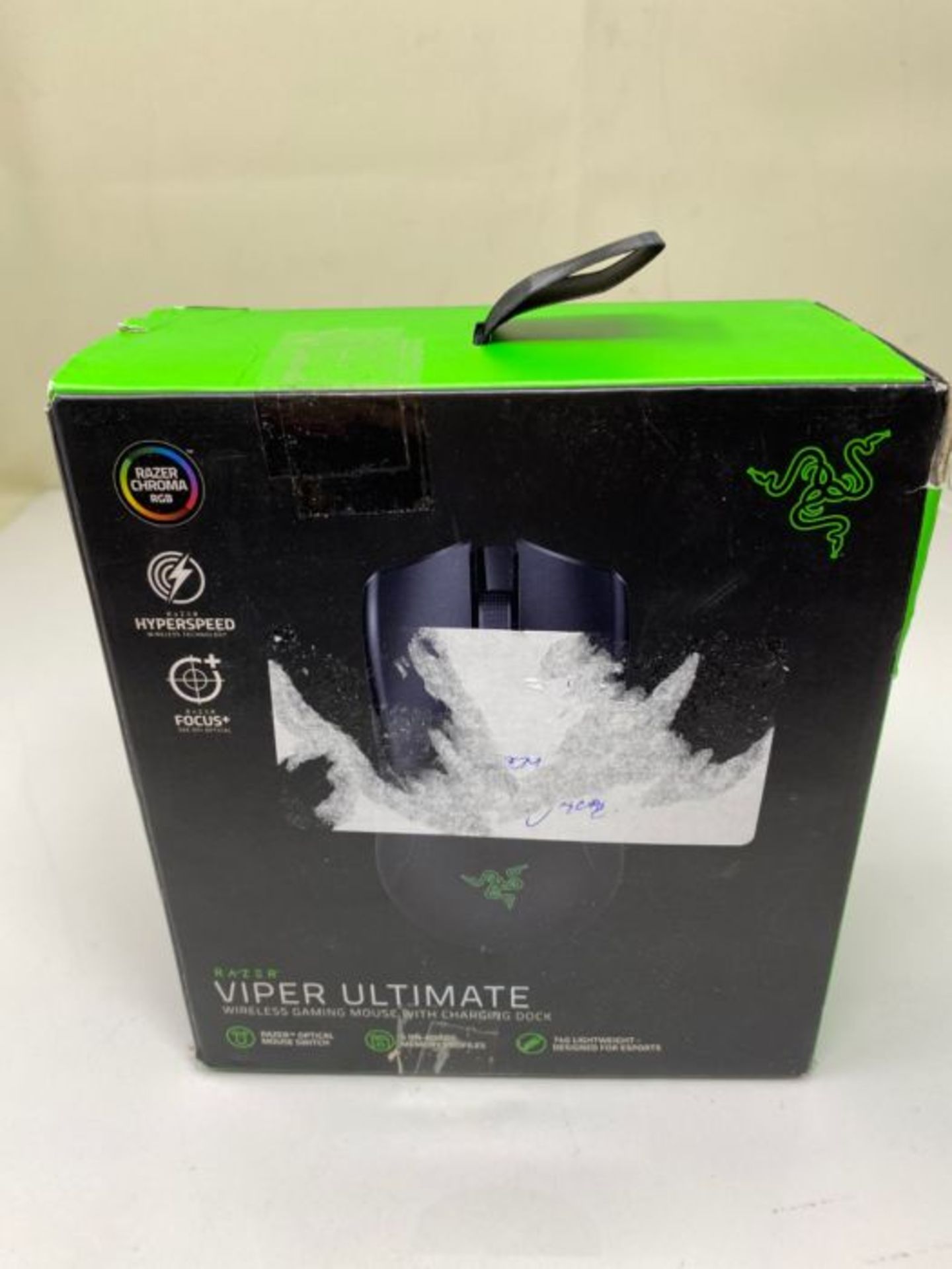 RRP £109.00 Razer Viper Ultimate Ambidextrous Gaming Mouse with Charging Dock - Black - Image 2 of 3