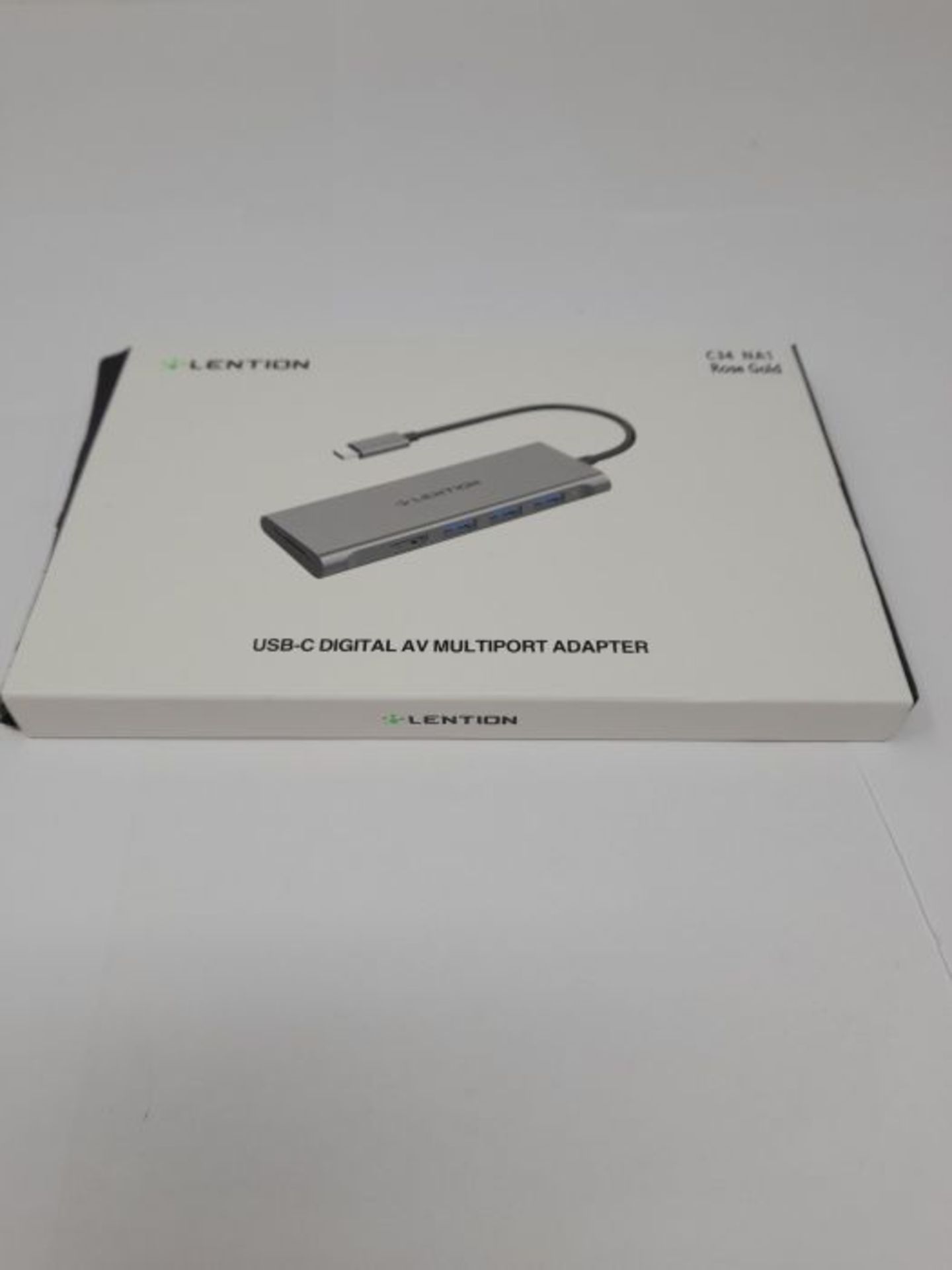 lention USB C Hub mit 4K HDMI, 3 USB 3.0, SD/TF Kartenleser, fÃ¼r 2020-2016 MacBook - Image 2 of 3