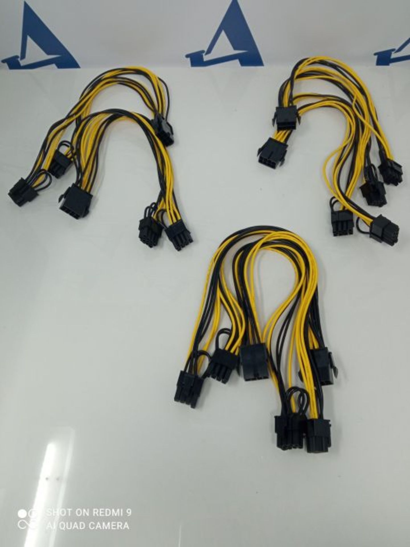 Ziyituod PCIe Splitter,12.5in/32cm 8pin vers Double PCIe 8pin (6 + 2) Carte Graphique - Image 2 of 2