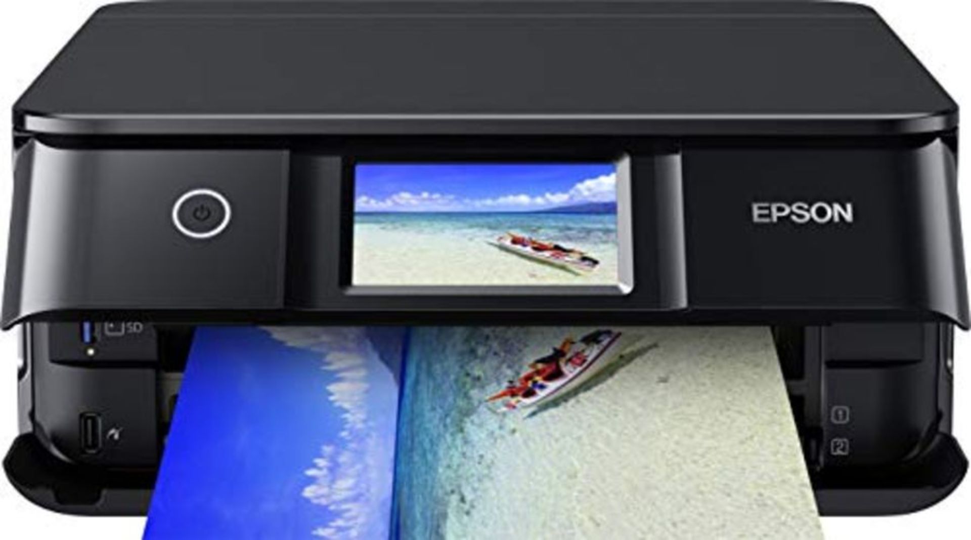 RRP £175.00 Epson Imprimante Expression Photo XP-8600, Multifonction 3-en-1 : Imprimante recto ver