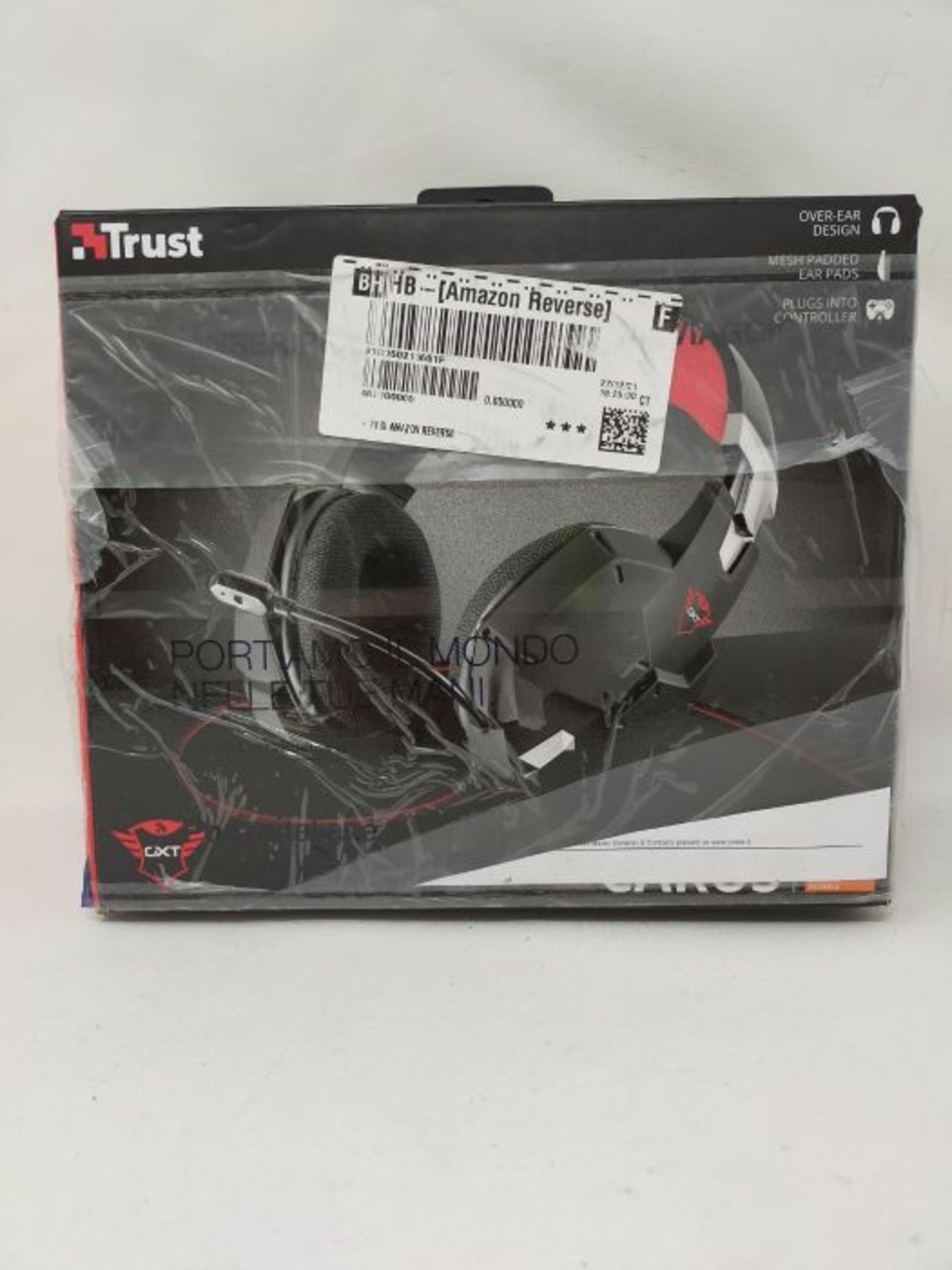 Trust Cuffie Gaming GXT 322 Carus con Microfono Flessibile, 3.5 mm Jack, Filo, Over Ea - Image 2 of 3